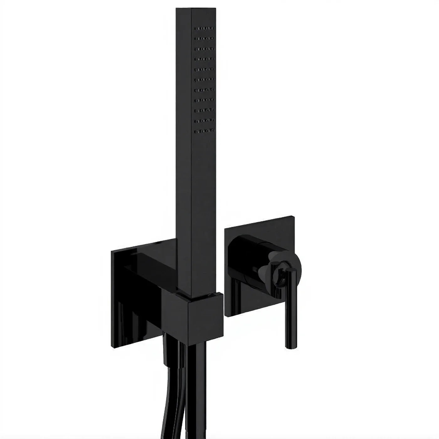 Mitigeur douche à encastrer avec douchette - Treemme Archè - RWIT 02D4 CC 01 - Noir opaque (NN)