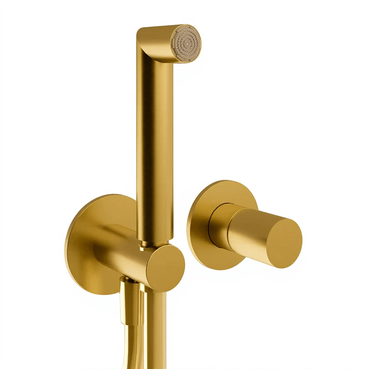 Mitigeur douche à encastrer avec douchette - Treemme 28mm - RWIT 3BD4 IS 01 - Yellow Gold-PVD (PVD04)