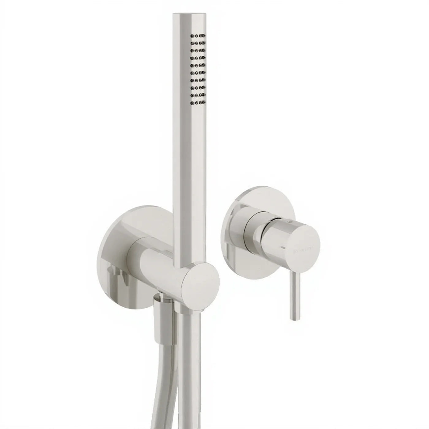 Mitigeur douche à encastrer avec douchette - Treemme X-change mono - RWIT 58D4 CC 01 - Blanc opaque (BB)
