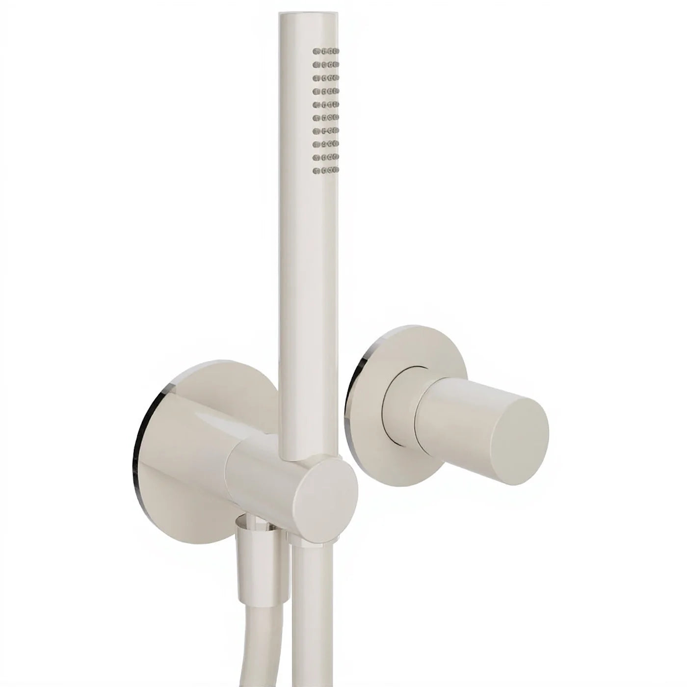 Mitigeur douche à encastrer avec douchette - Treemme T30 - RWIT 5BD4 CC 01 - Blanc opaque (BB)