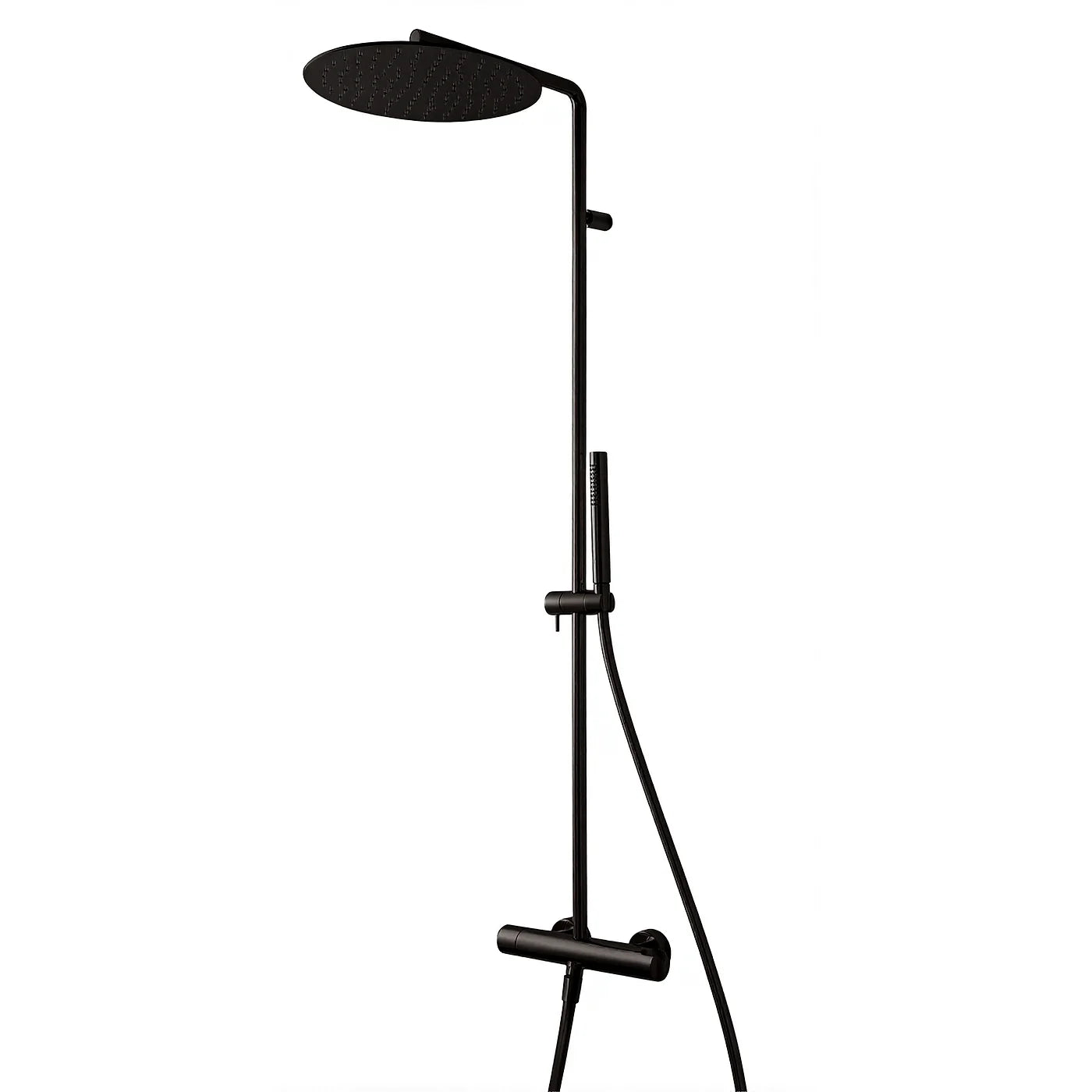 Robinetterie de douche Treemme — réf. IT 5460 CC BF ZZ — finition Noir chromé brossé (CZ)