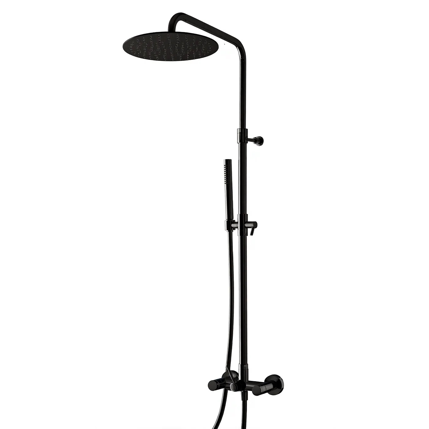 Robinetterie de douche Treemme — réf. IT 7279 CC XR ZZ — finition Noir chromé brossé (CZ)