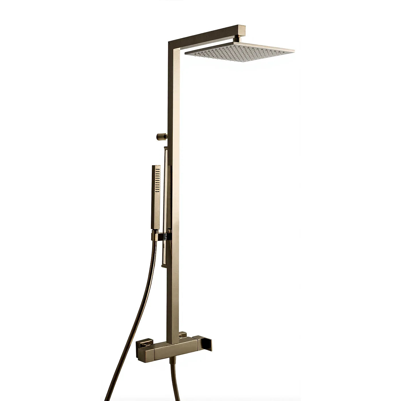 Robinetterie de douche Treemme — réf. IT 5660 CC QQ ZZ — finition Noir chromé brossé (CZ)