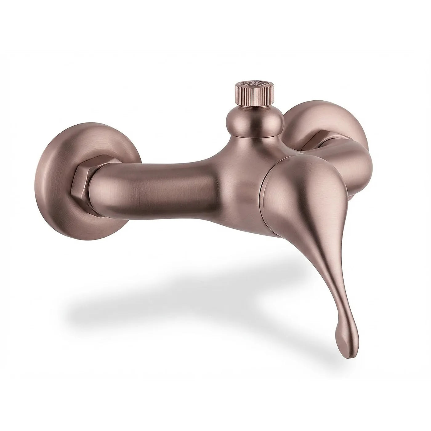 Mitigeur douche mural sans set de douche - Treemme Piccadilly - IT 2156 CC PY ZZ - Or rose brossé (SZ)
