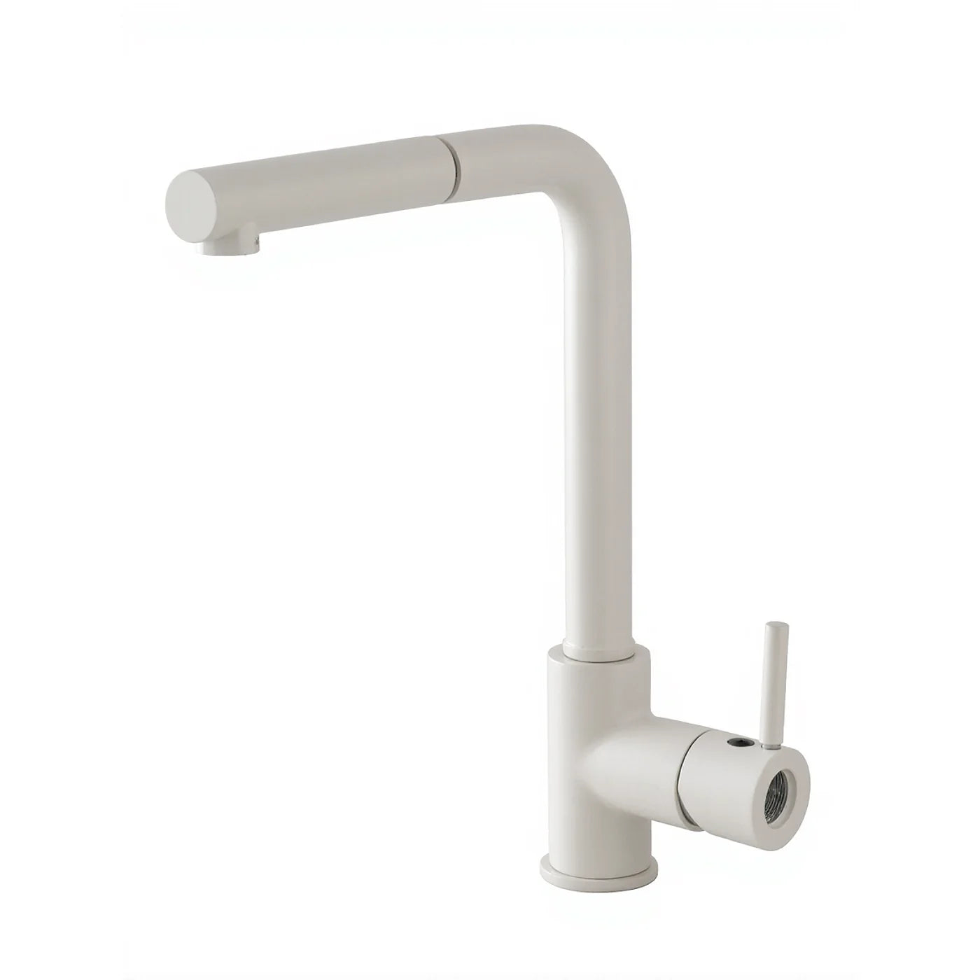 Mitigeur évier avec douchette extraible - Treemme Kitchen - IT5507CCEAZZ - Blanc opaque (BB)