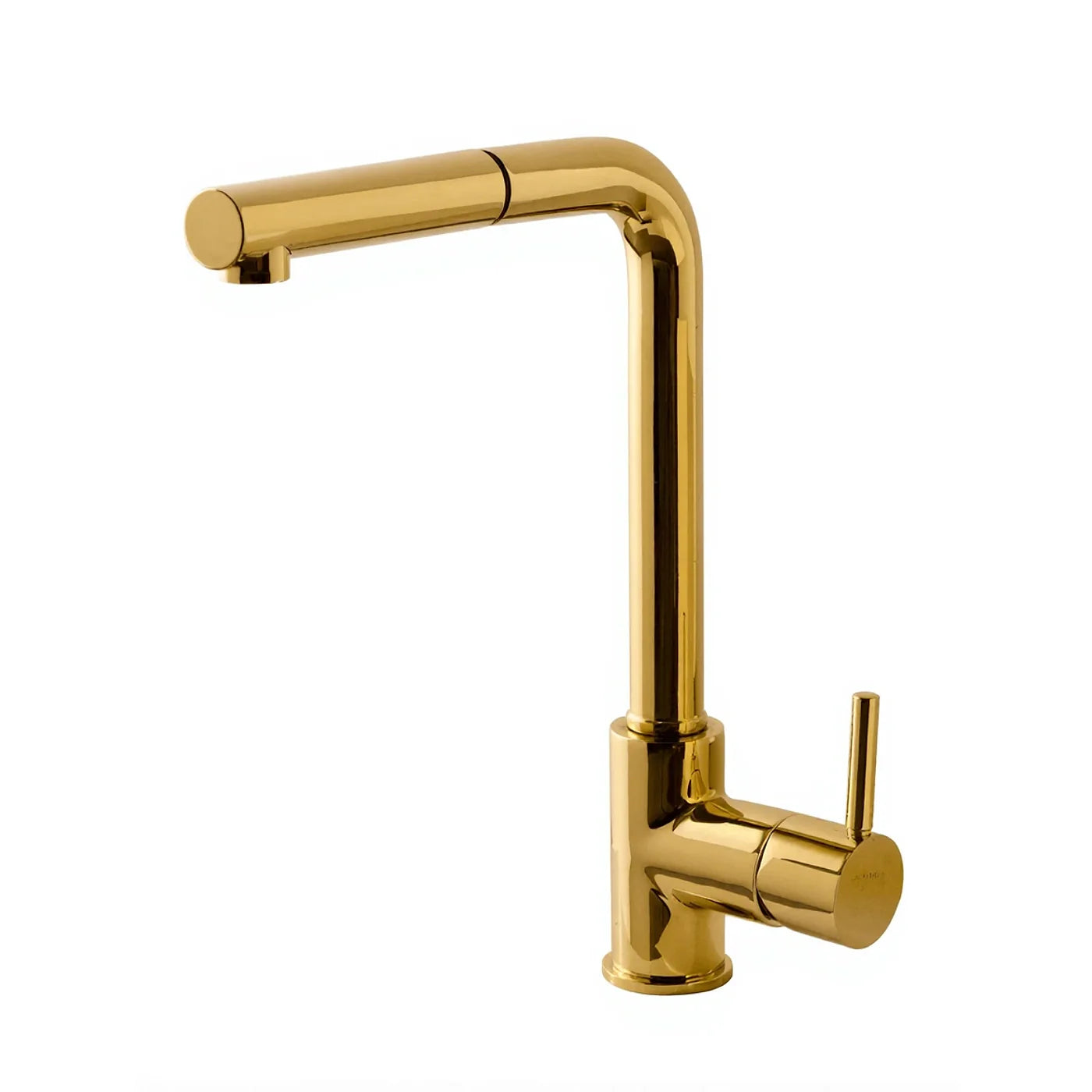 Mitigeur évier avec douchette extraible - Treemme Kitchen - IT5507CCEAZZ - Or 24 (DD)