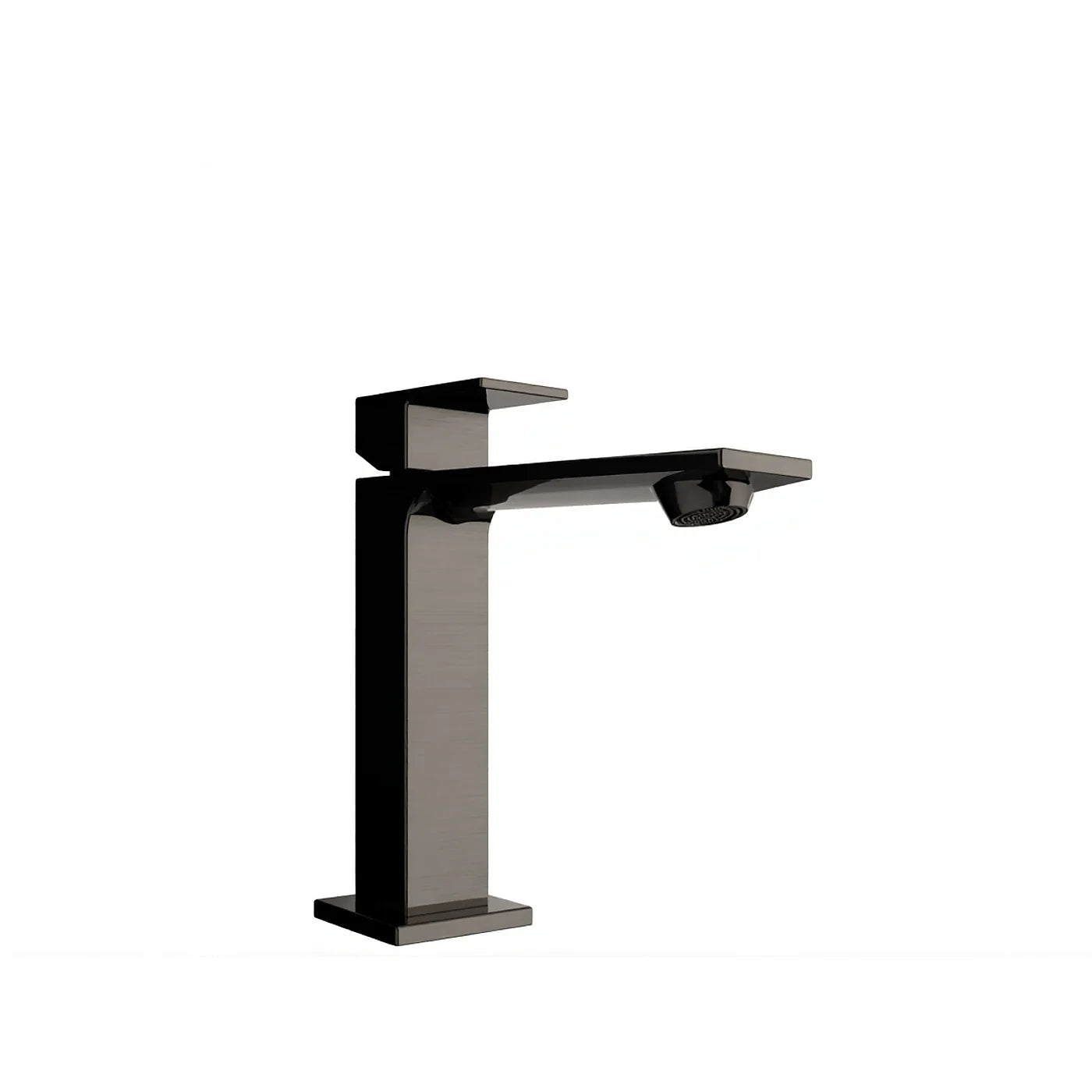 Mitigeur lavabo 126 - Treemme Q30 - IT 4B11 CC QT ZZ - Noir chromé brossé (CZ)