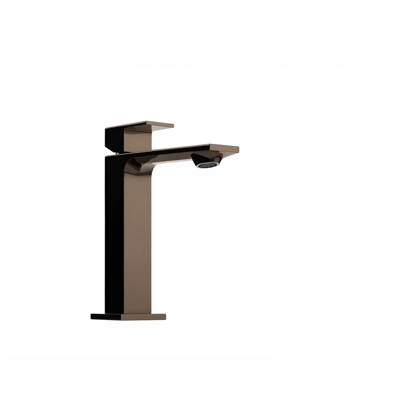 Mitigeur lavabo 126 - Treemme Q30 - IT 4B11 CC QT ZZ - Noir chromé poli (HH)