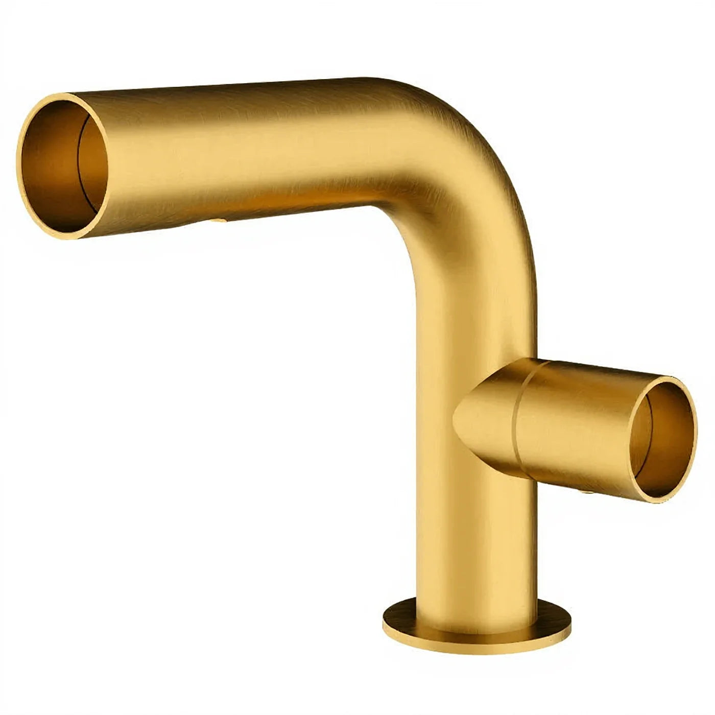 Mitigeur lavabo 136 - Treemme Watertube - IT 4A11 IS WT ZZ - Yellow Gold-PVD (PVD04)