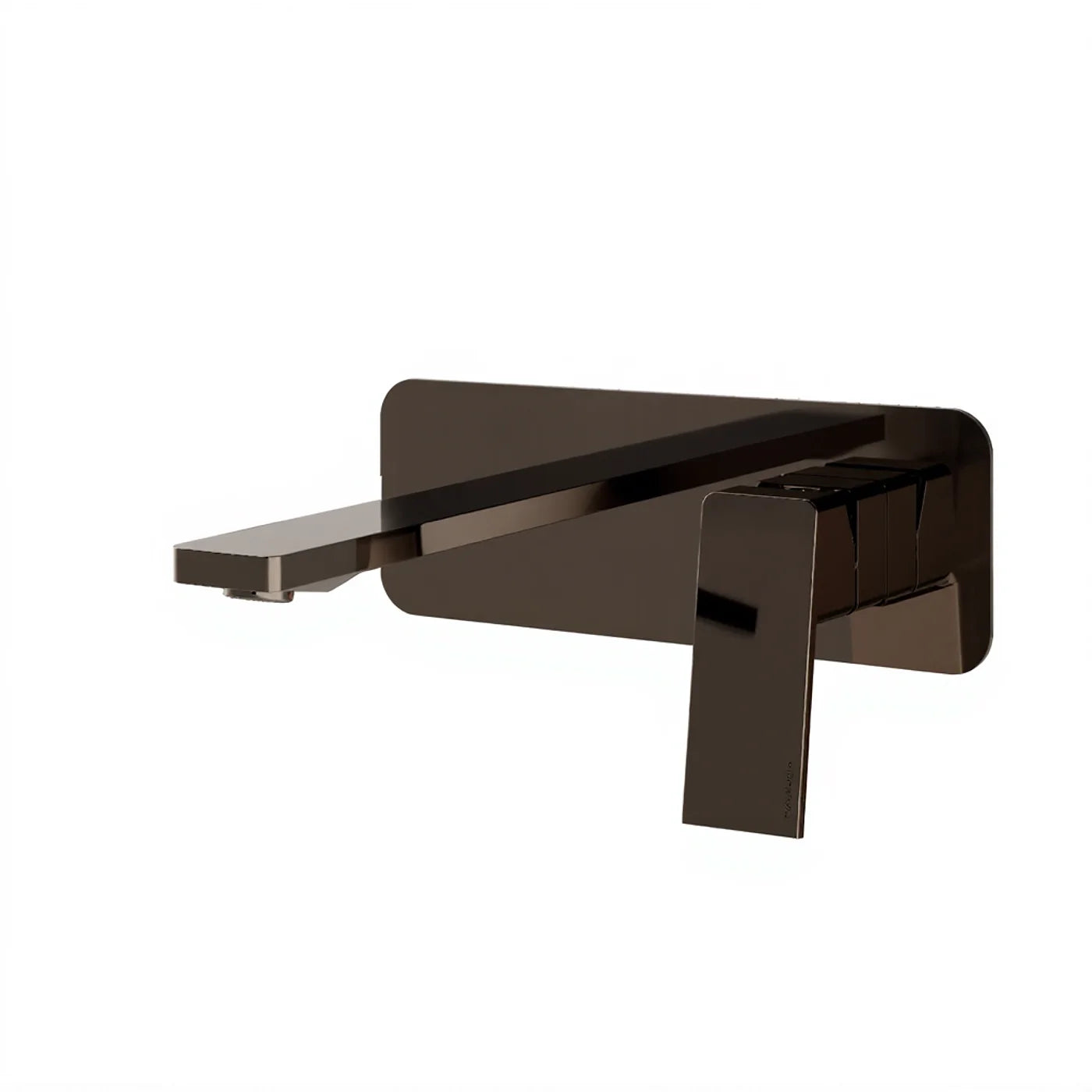 Mitigeur lavabo à encastrer 110 - Treemme PA36 - RWIT 8BA5 CC BC - Noir chromé poli (HH)