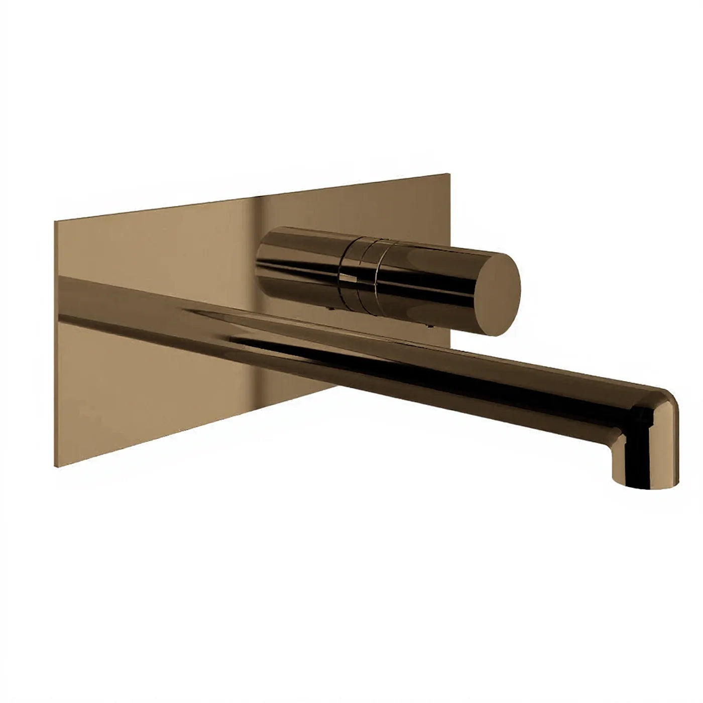 Mitigeur lavabo à encastrer 177 - Treemme T30 - RWIT 5BA5 CC 01 - Noir chromé poli (HH)