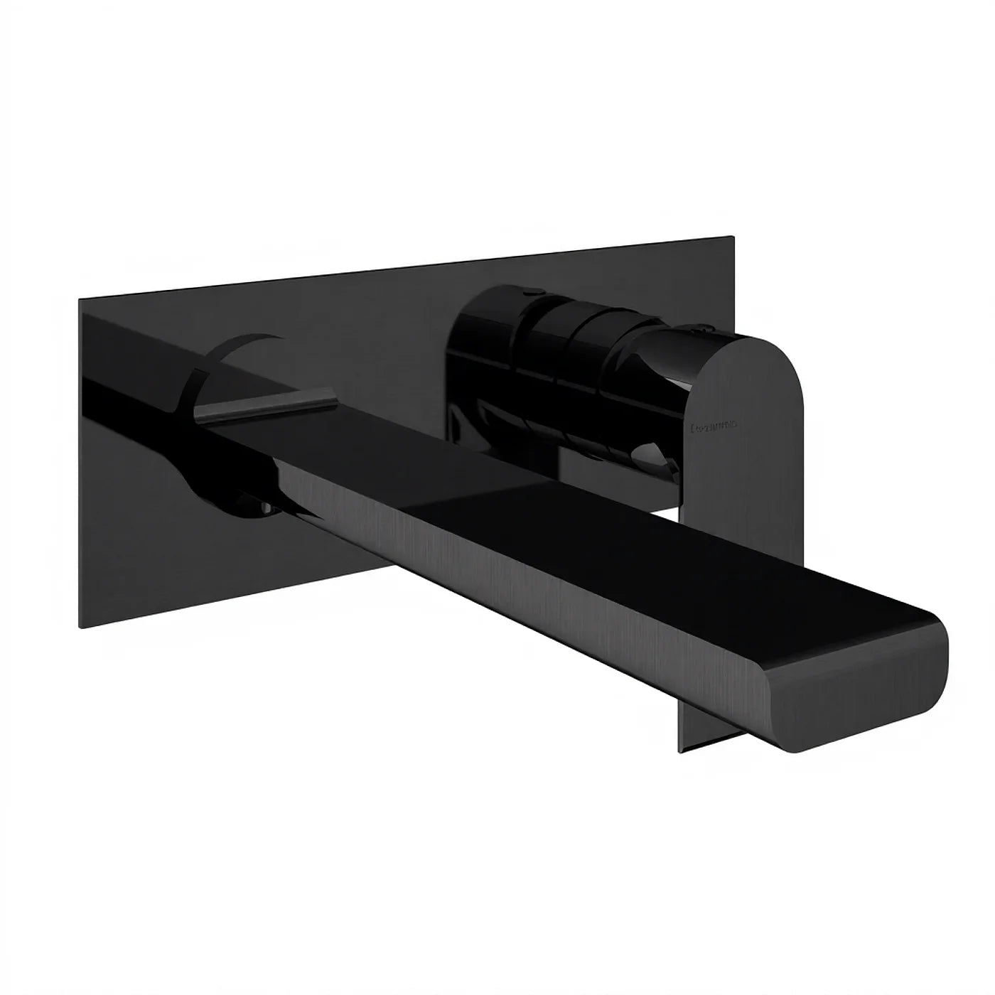 Mitigeur lavabo à encastrer 180 - Treemme Bamboo - RWIT 50A5 CC 01 - Noir chromé brossé (CZ)