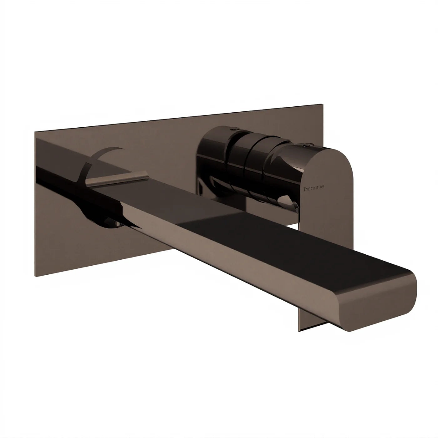 Mitigeur lavabo à encastrer 180 - Treemme Bamboo - RWIT 50A5 CC 01 - Noir chromé poli (HH)