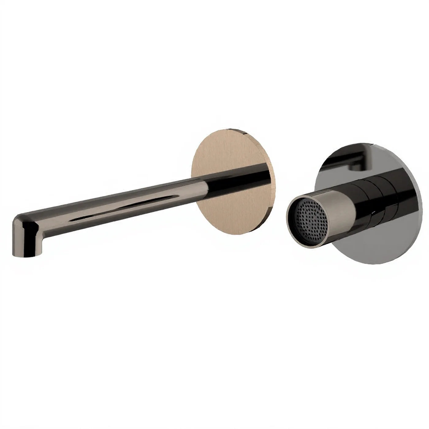 Mitigeur lavabo à encastrer 180 - Treemme T30 - RWIT 5BC5 CC 02 - Noir chromé brossé (CZ)