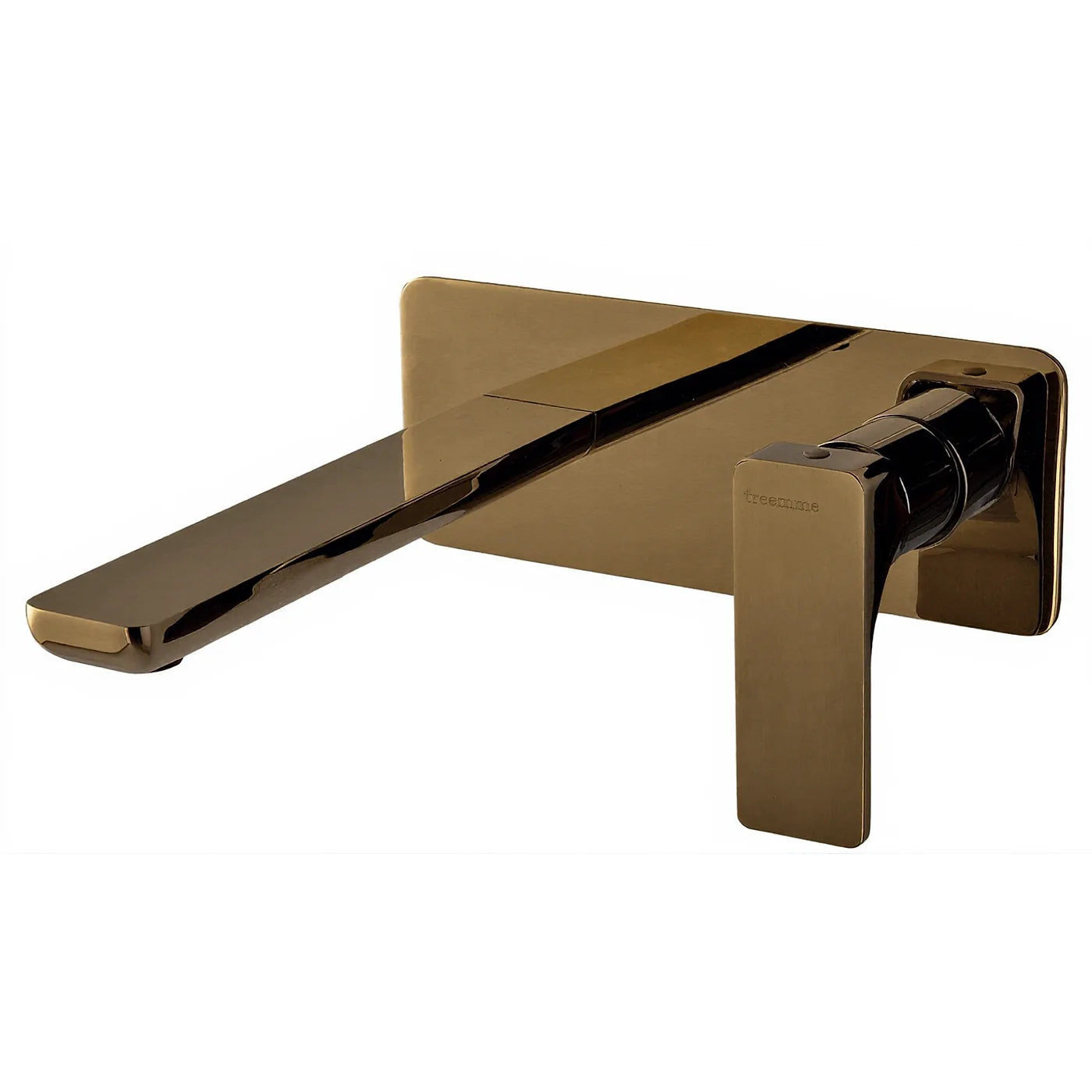 Mitigeur lavabo à encastrer 180 - Treemme Hask - RWIT 6AA5 CC 03 - Bronze brossé (US)