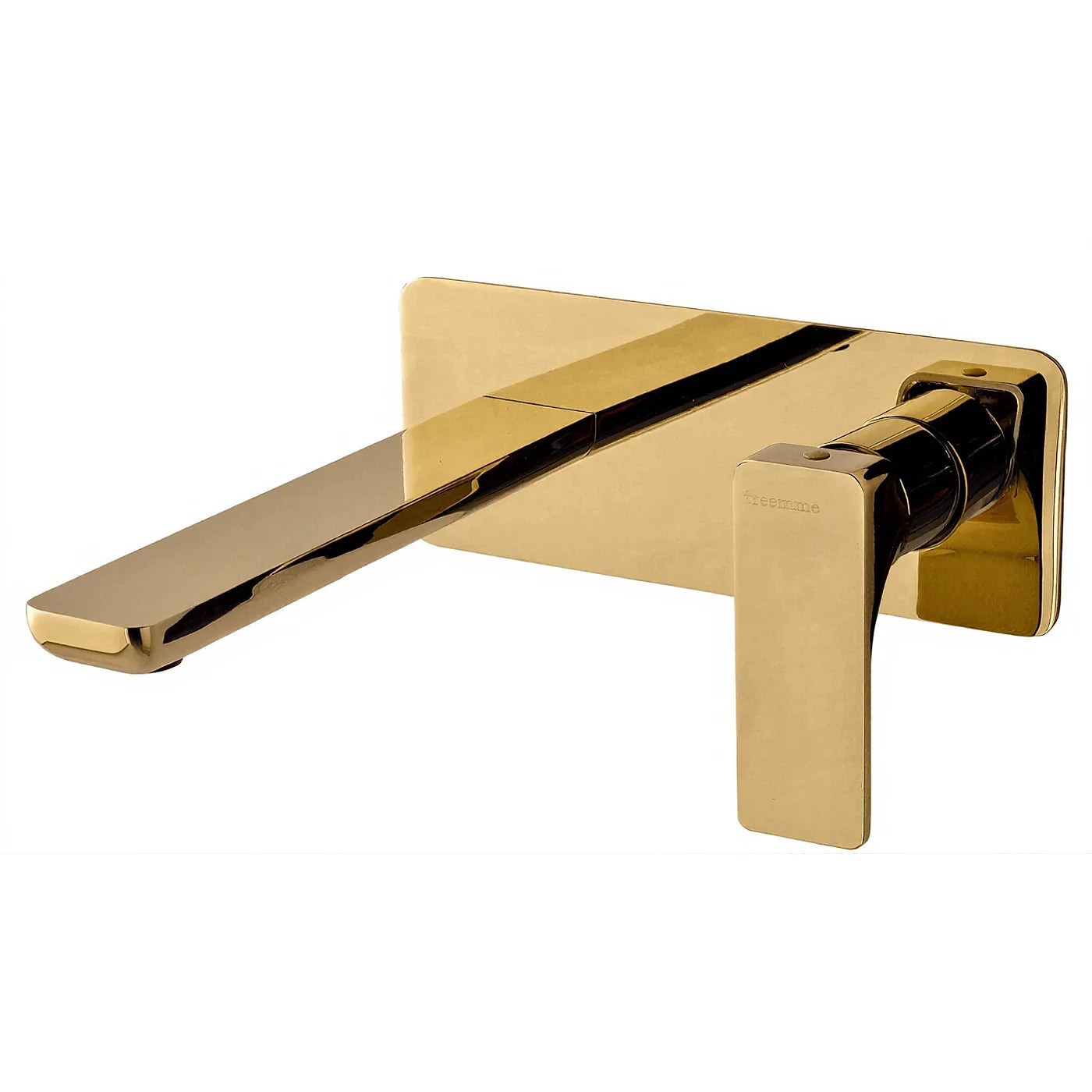 Mitigeur lavabo à encastrer 180 - Treemme Hask - RWIT 6AA5 CC 03 - Laiton brossé (UZ)