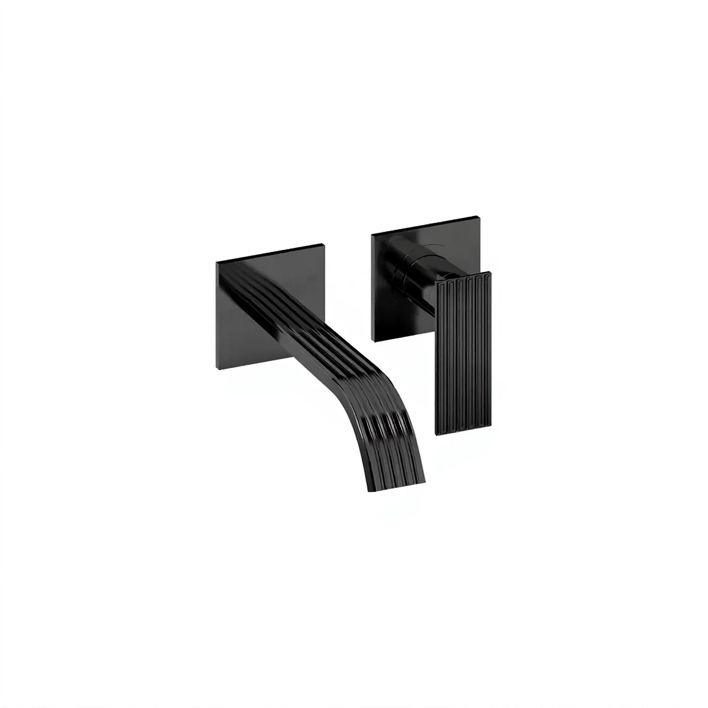 Mitigeur lavabo à encastrer 185 - Treemme Ios - RWIT 2AC5 CC 04 - Noir chromé brossé (CZ)