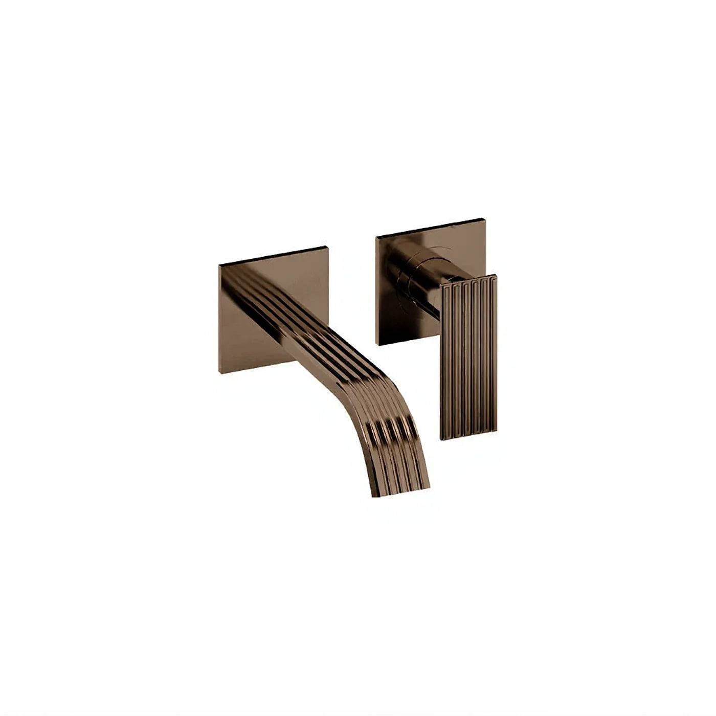 Mitigeur lavabo à encastrer 185 - Treemme Ios - RWIT 2AC5 CC 04 - Noir chromé poli (HH)