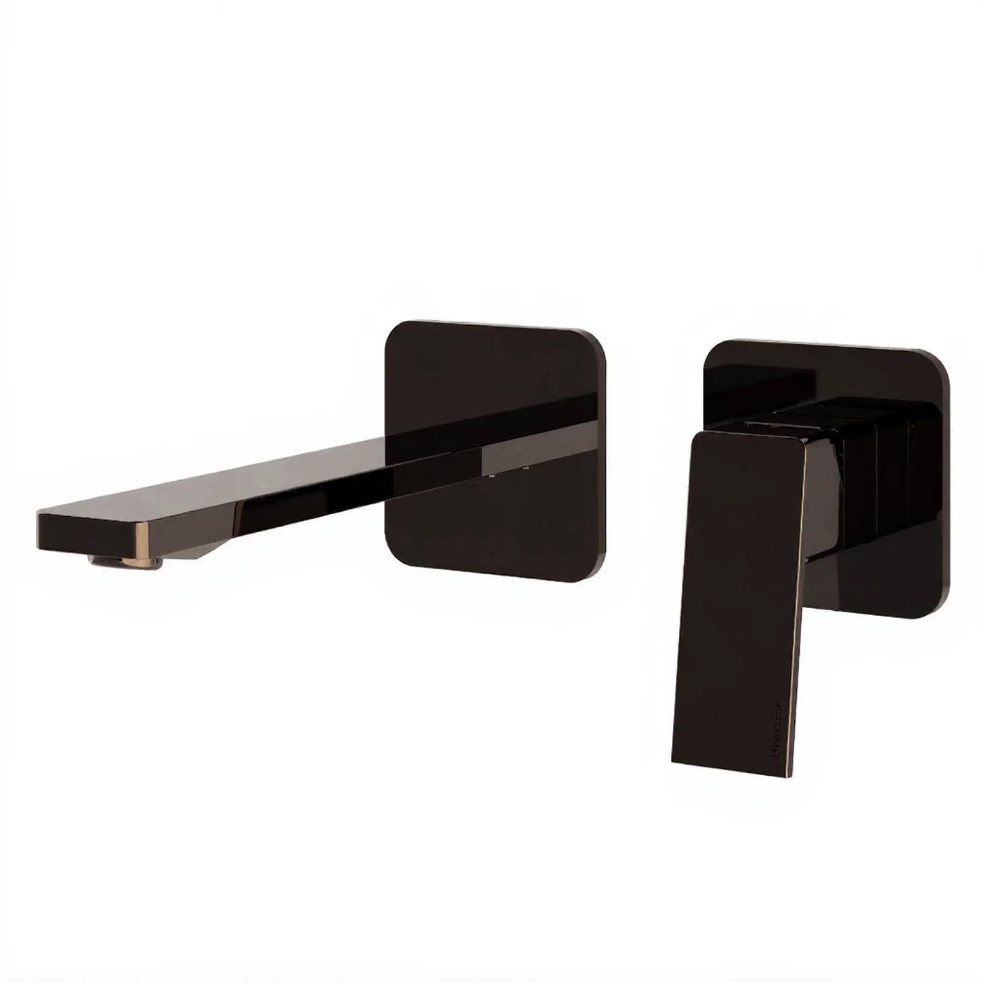 Mitigeur lavabo à encastrer 185 - Treemme PA36 - RWIT 8BC5 CC 01 - Noir chromé poli (HH)