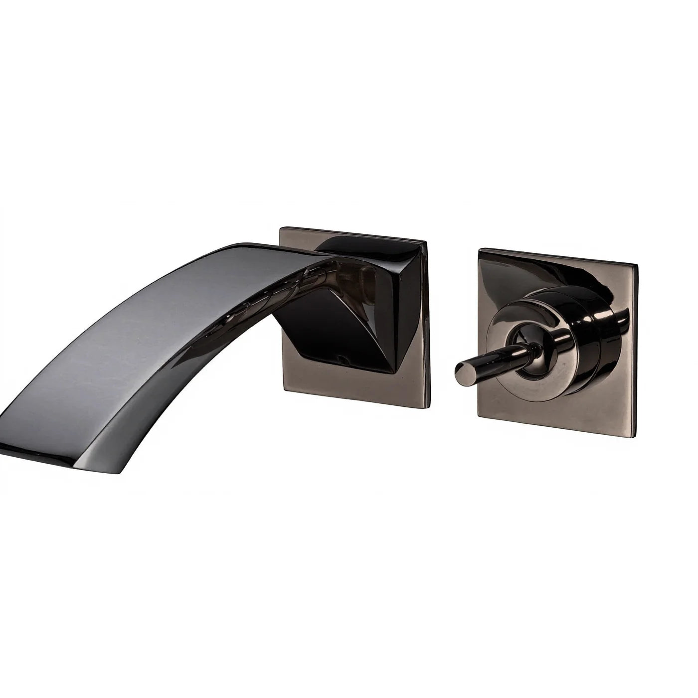 Mitigeur lavabo à encastrer 193 - Treemme Archè - RWIT 02C5 CC 01 - Noir chromé brossé (CZ)
