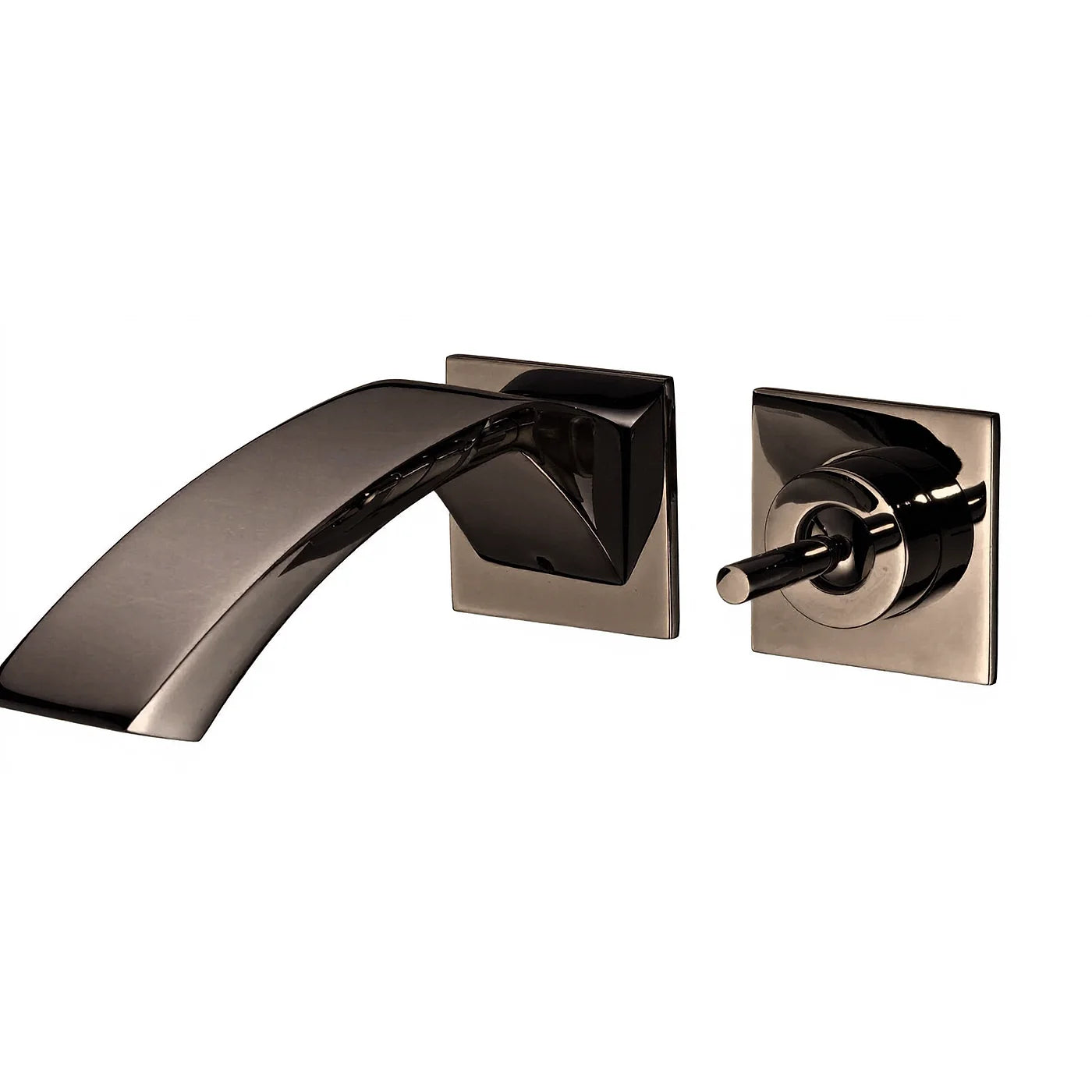 Mitigeur lavabo à encastrer 193 - Treemme Archè - RWIT 02C5 CC 01 - Noir chromé poli (HH)