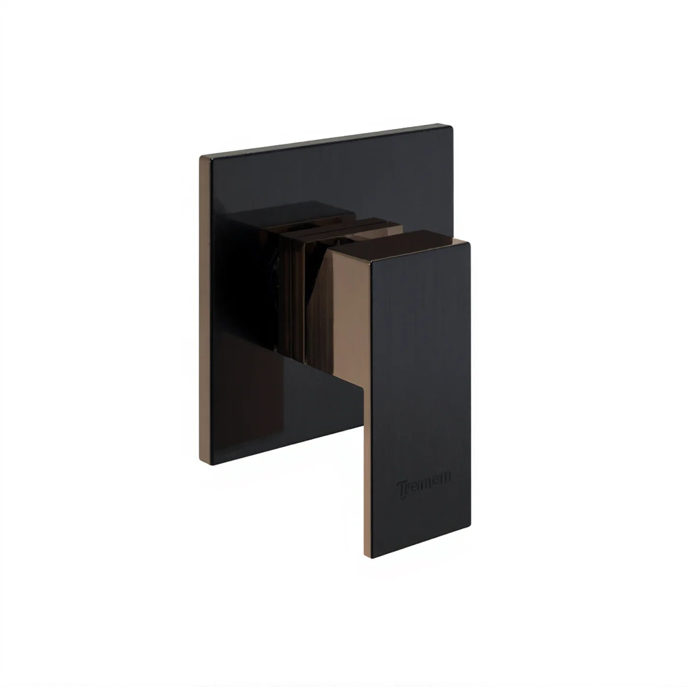 Mitigeur lavabo à encastrer - Treemme Q30 - RWIT 4BC5 CC 05 - Noir chromé poli (HH)