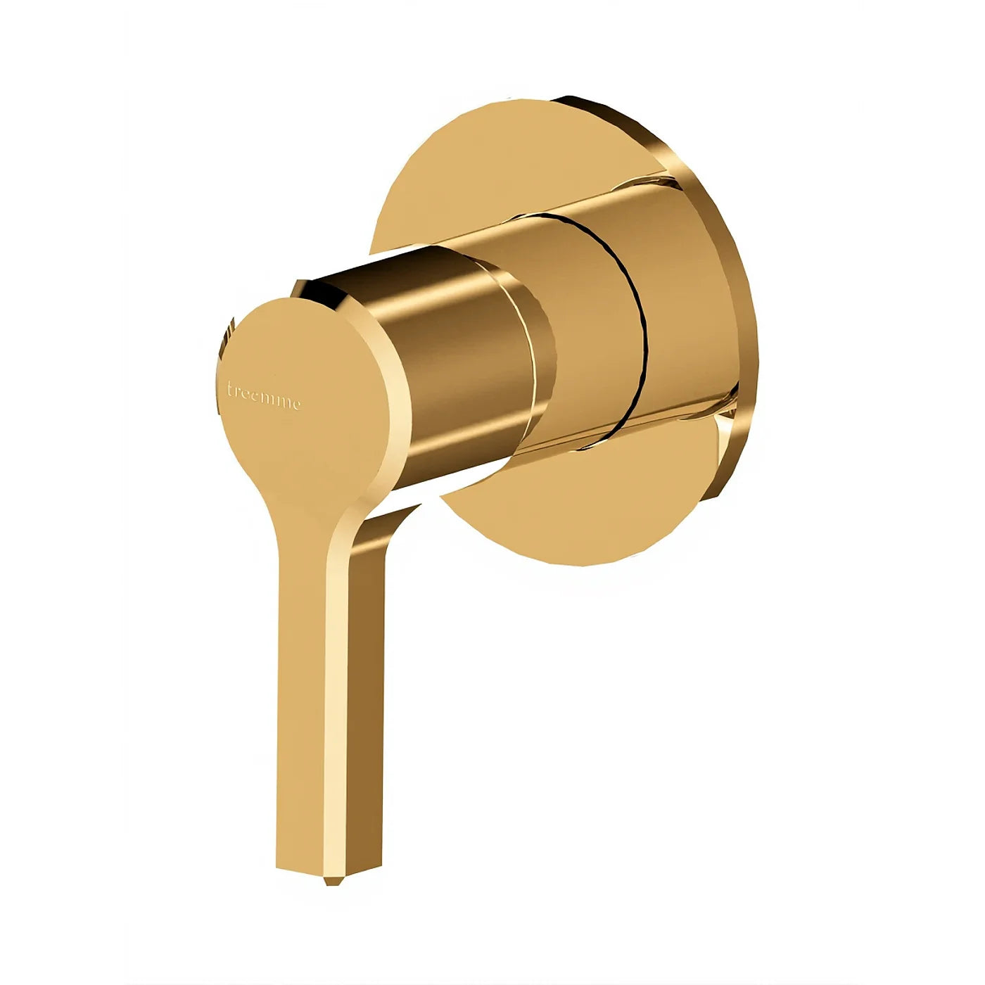 Mitigeur lavabo/douche à encastrer - Treemme Aurelia - RWIT 2CC8 CC 01 - Or 24 (DD)