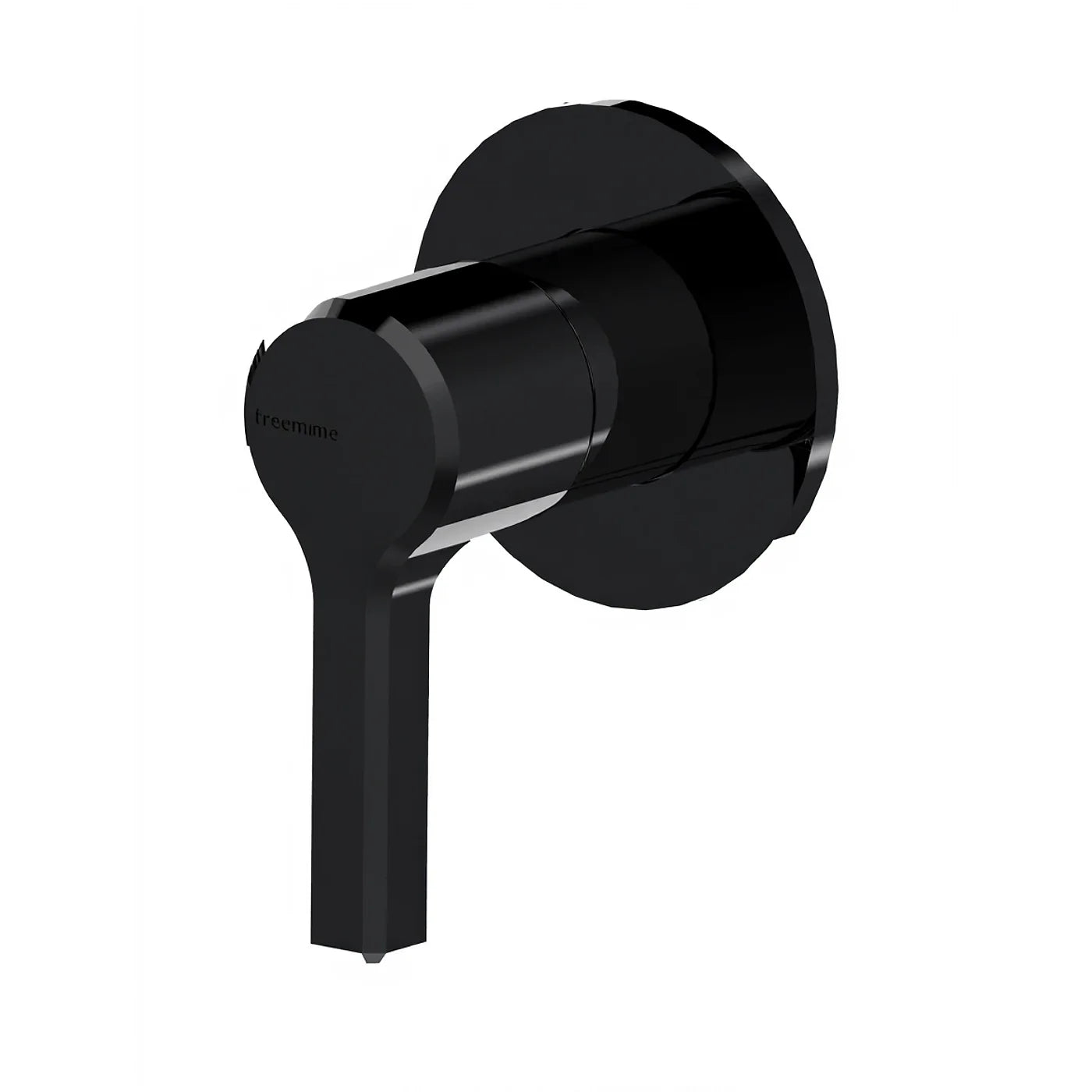 Mitigeur lavabo/douche à encastrer - Treemme Aurelia - RWIT 2CC8 CC 01 - Noir opaque (NN)