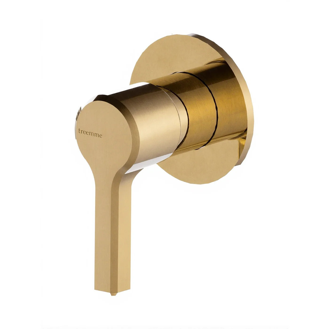 Mitigeur lavabo/douche à encastrer - Treemme Aurelia - RWIT 2CC8 CC 01 - Laiton brossé (UZ)