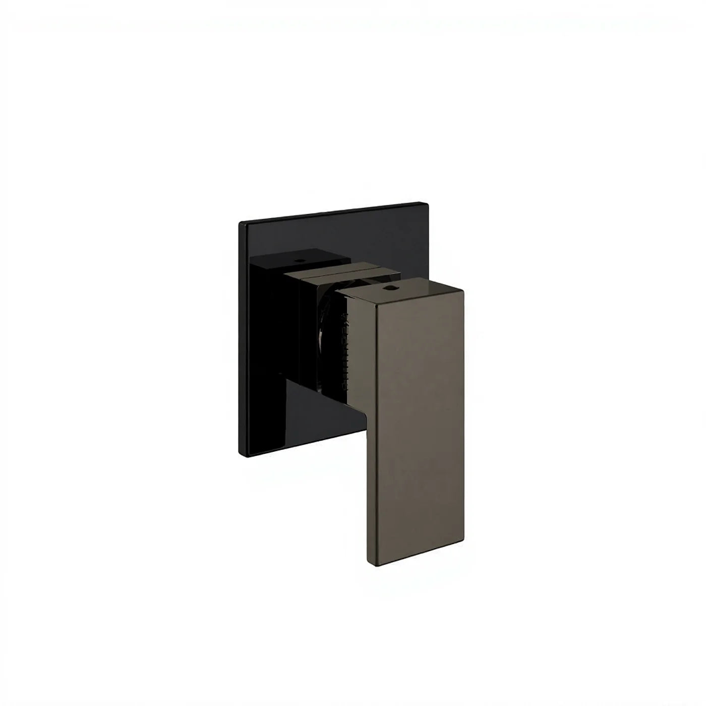 Mitigeur lavabo/douche à encastrer - Treemme Q30 - RWIT 4BC8 CC 01 - Noir chromé brossé (CZ)