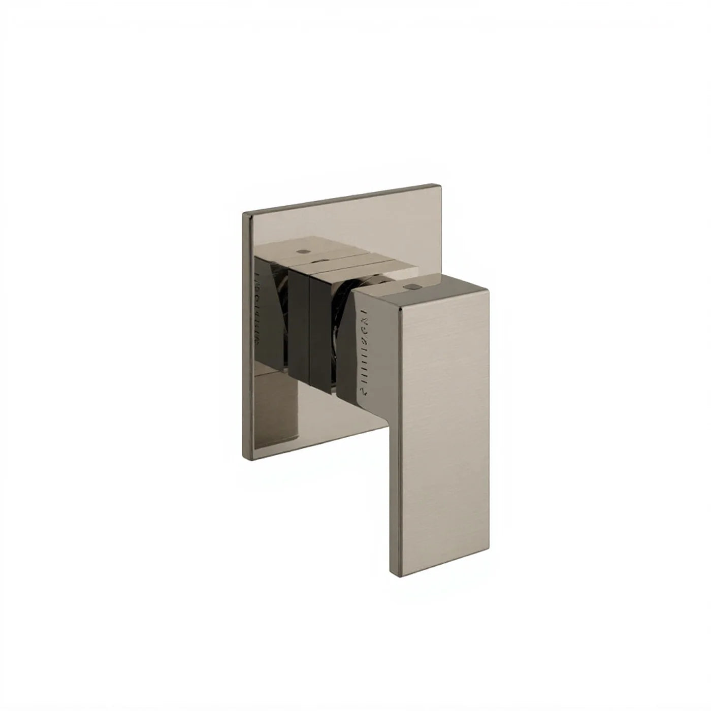 Mitigeur lavabo/douche à encastrer - Treemme Q30 - RWIT 4BC8 CC 01 - Nickel brossé (NF)
