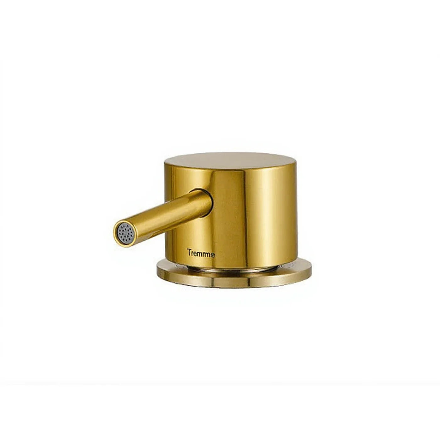 Mitigeur lavabo seul sur gorge - Treemme 40mm - RWIT 1368 IS 01 - Yellow Gold-PVD (PVD04)