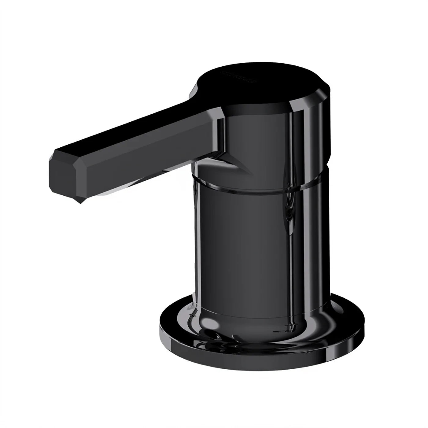 Mitigeur lavabo seul sur gorge - Treemme Aurelia - RWIT 2C68 CC 01 - Noir opaque (NN)