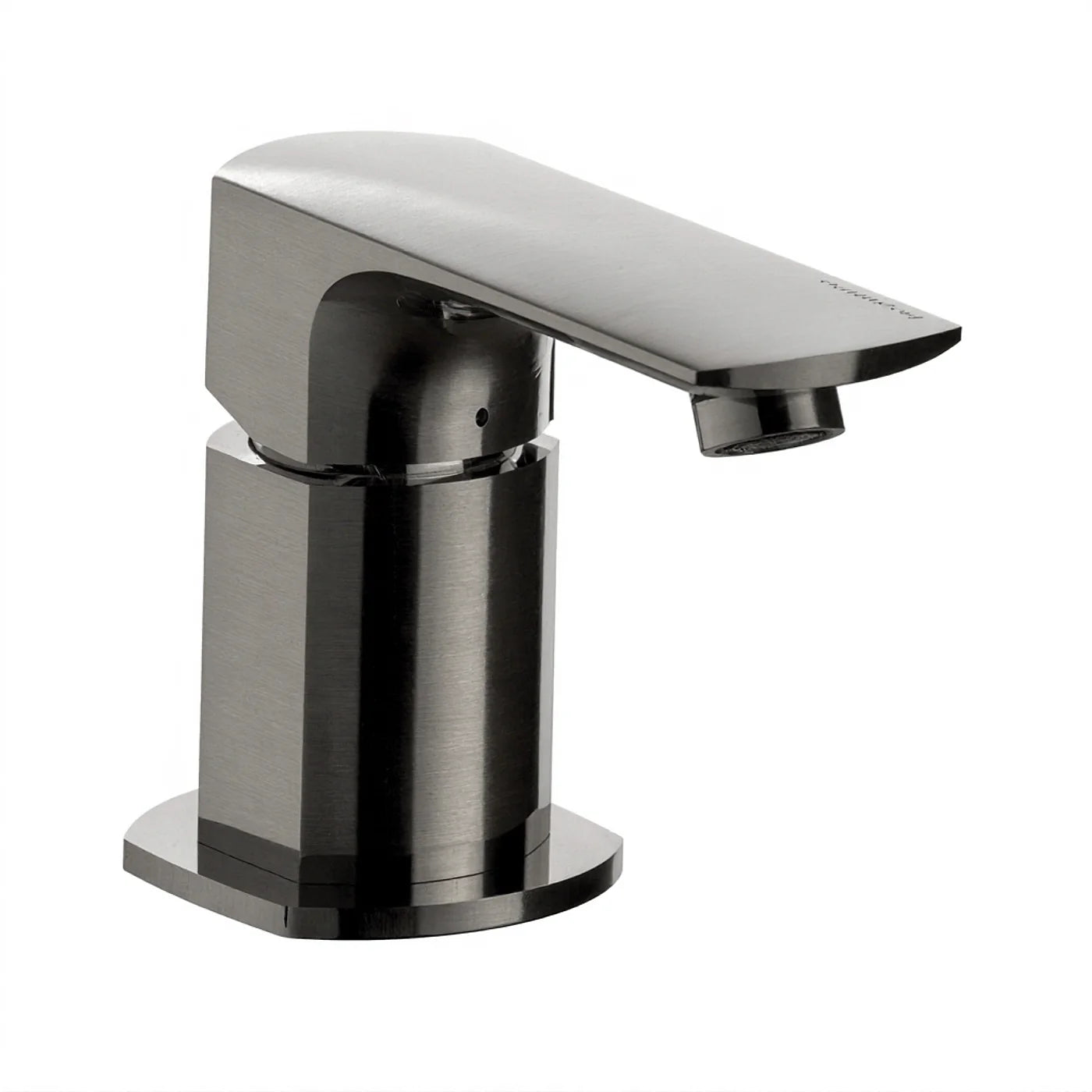 Mitigeur lavabo seul sur gorge - Treemme Albatros - RWIT 4C68 CC 10 - Noir chromé brossé (CZ)