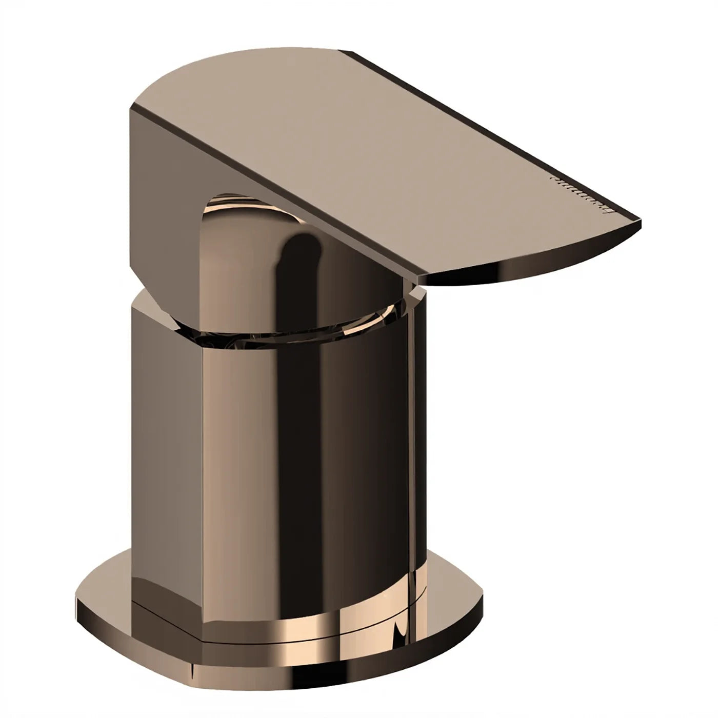 Mitigeur lavabo seul sur gorge - Treemme Albatros - RWIT 4C68 CC 10 - Noir chromé poli (HH)