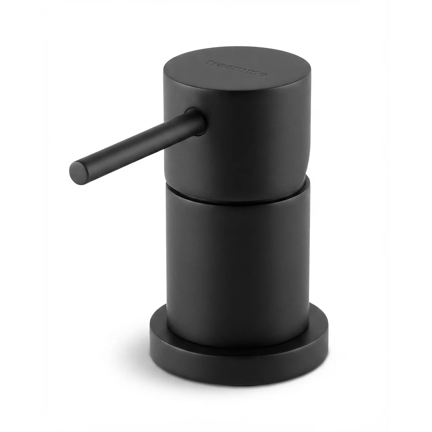 Mitigeur lavabo seul sur gorge - Treemme Up+ - RWIT 5765 CC 04 - Noir opaque (NN) - régénération finition IA retry Nano