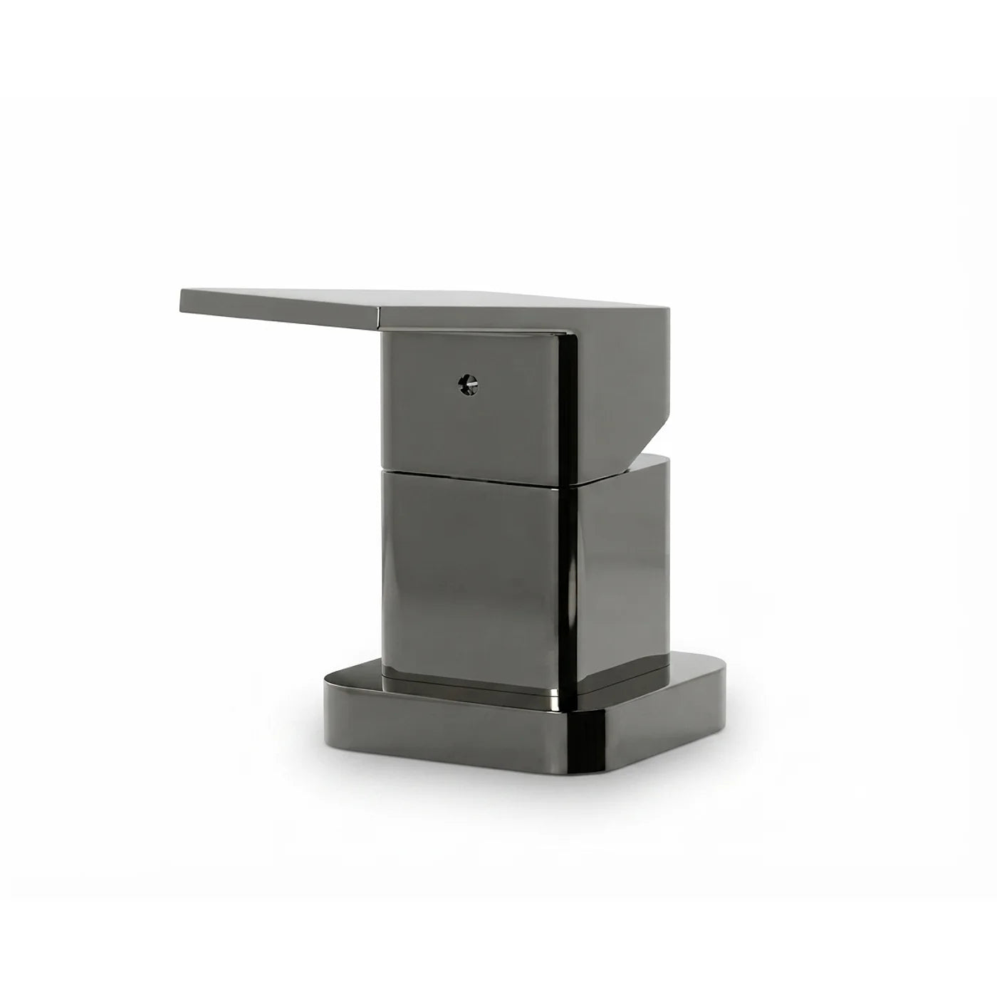 Mitigeur lavabo seul sur gorge - Treemme PA36 - RWIT 8B65 CC 01 - Noir chromé poli (HH)