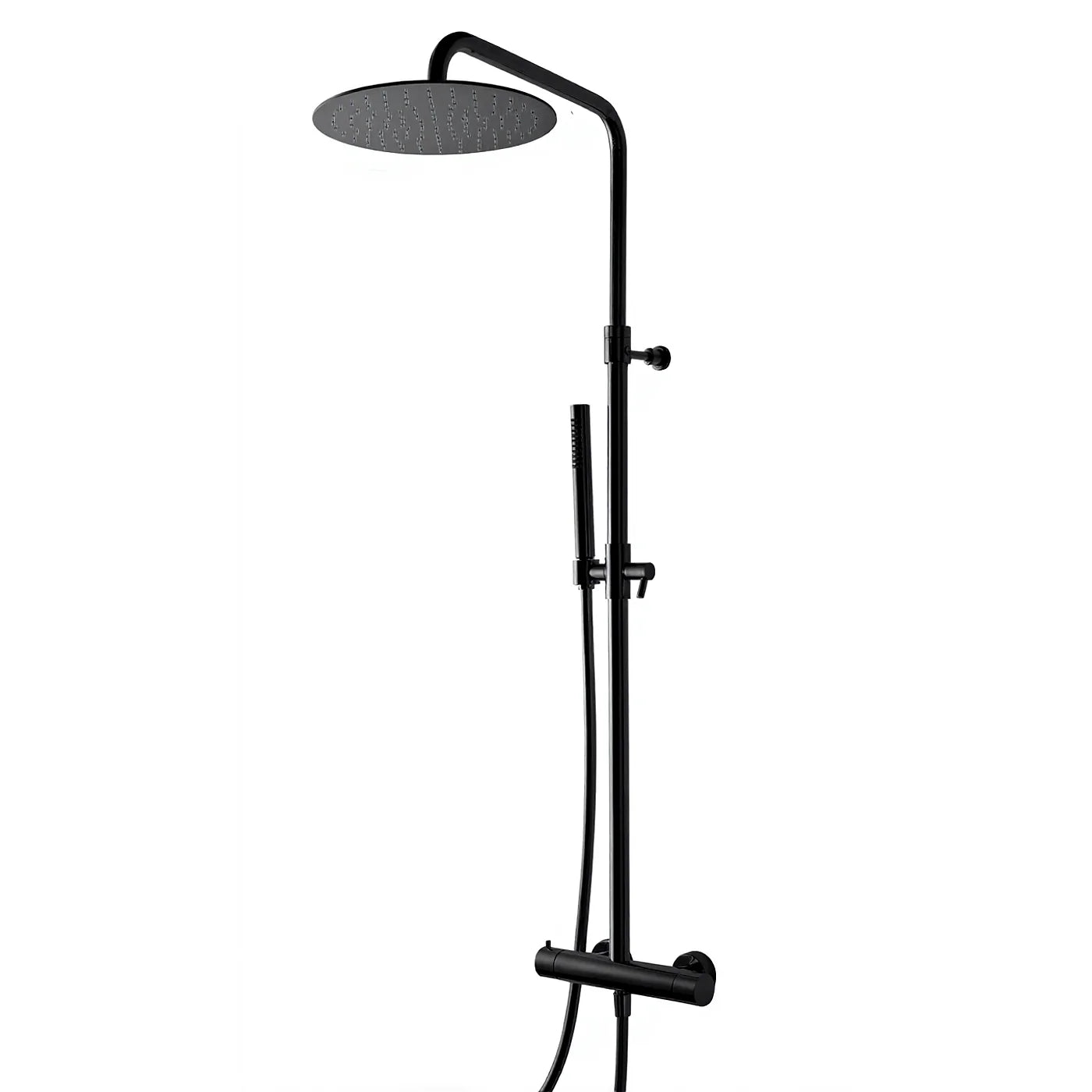 Robinetterie de douche Treemme — réf. IT 5854 CC VL ZZ — finition Noir chromé brossé (CZ)