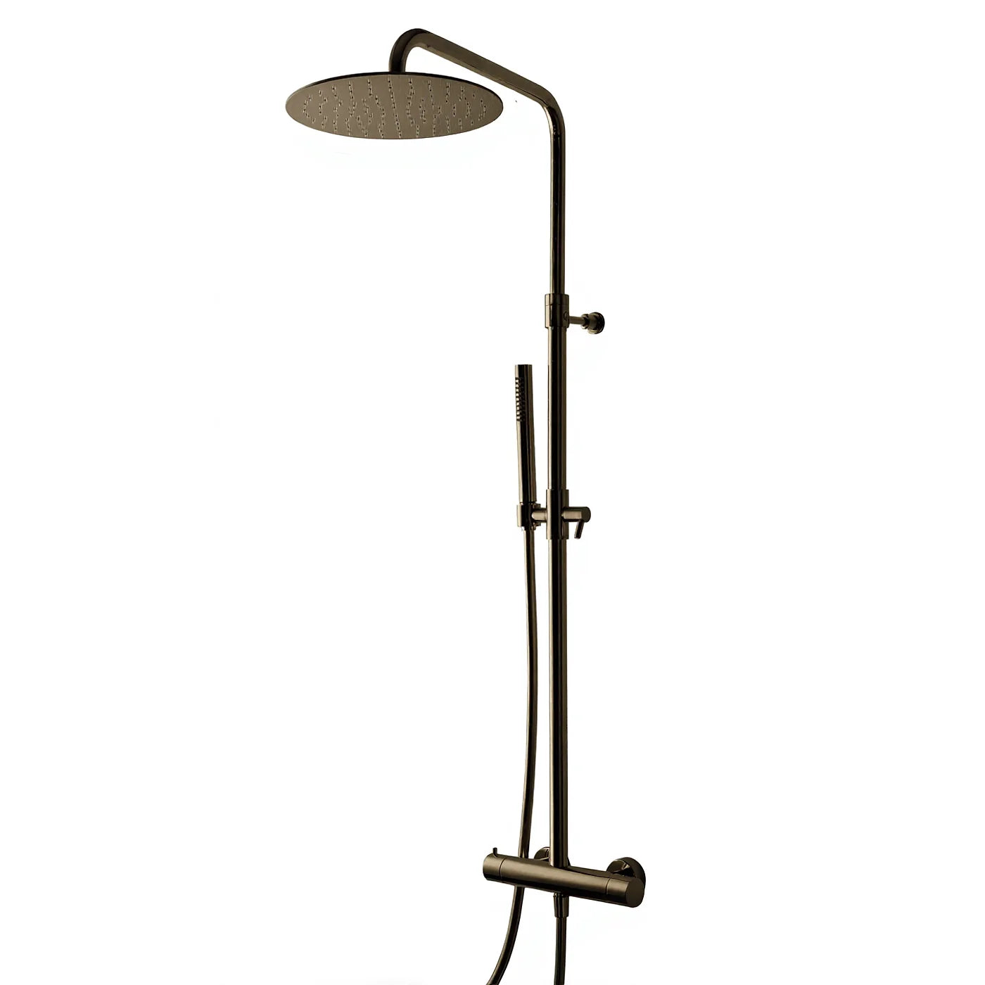 Robinetterie de douche Treemme — réf. IT 5854 CC VL ZZ — finition Noir chromé poli (HH)