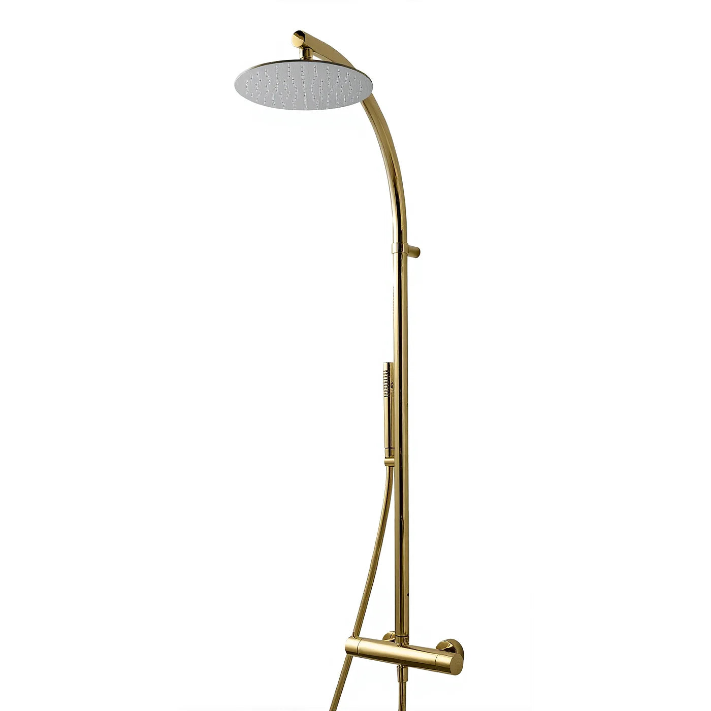 Robinetterie de douche Treemme — réf. IT 6522 CC VL ZZ — finition Noir chromé brossé (CZ)
