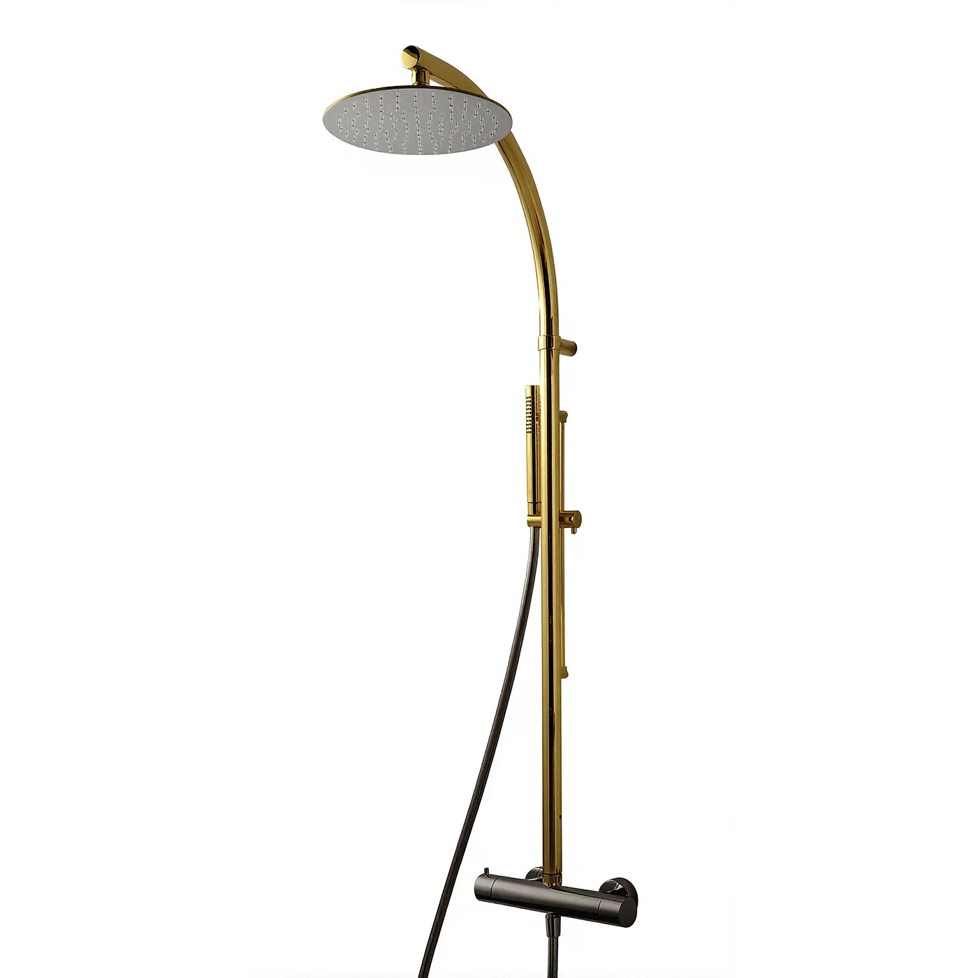 Robinetterie de douche Treemme — réf. IT 6523 CC VL ZZ — finition Noir chromé poli (HH)