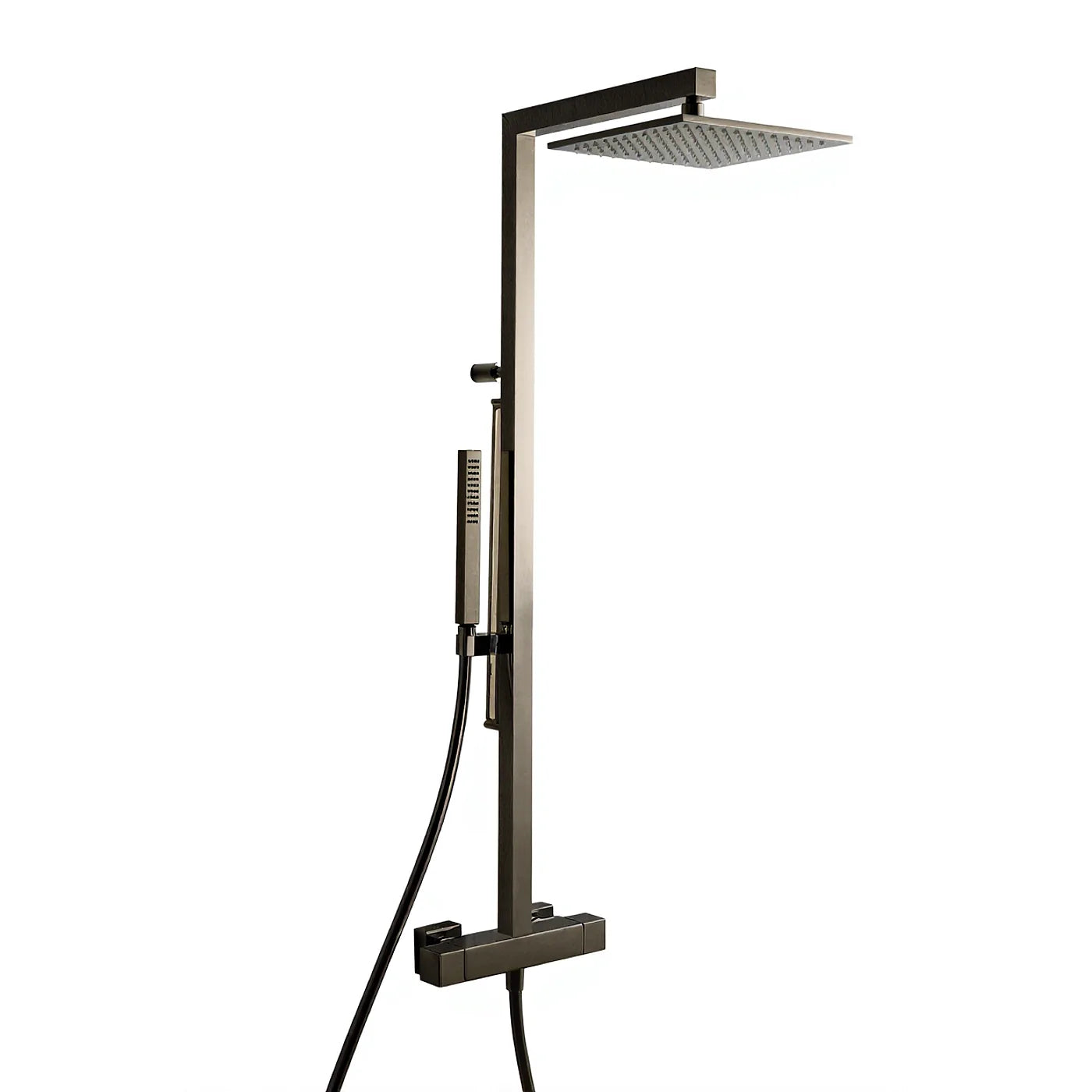Robinetterie de douche Treemme — réf. IT 6525 CC XM ZZ — finition Noir chromé brossé (CZ)