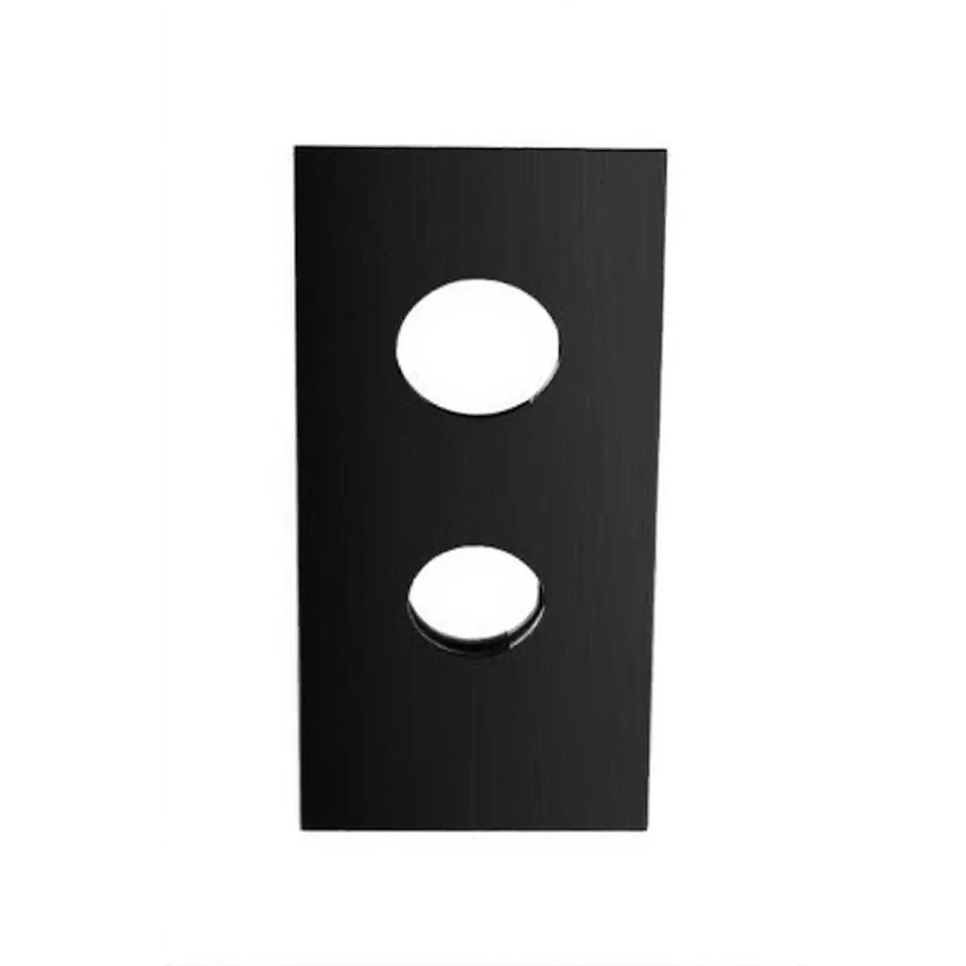 Plaque plus pour mitigeur douche à encastrer - Treemme Up+ - RWIT 5BC2 CC 99 - Noir chromé poli (HH)