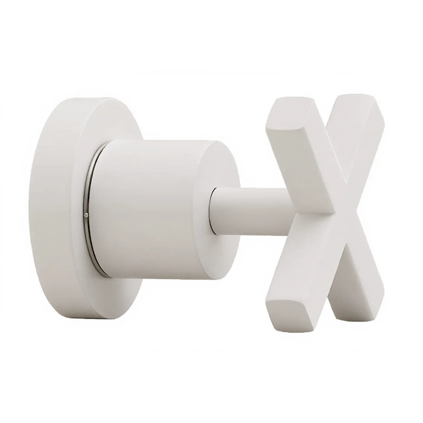 Robinet d'arrêt 1/2' - Treemme Line - RWIT 1040 CC 02 - Blanc opaque (BB)