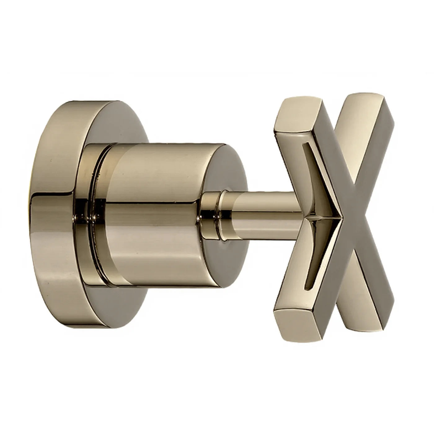 Robinet d'arrêt 1/2' - Treemme Line - RWIT 1040 CC 02 - Nickel brossé (NF)