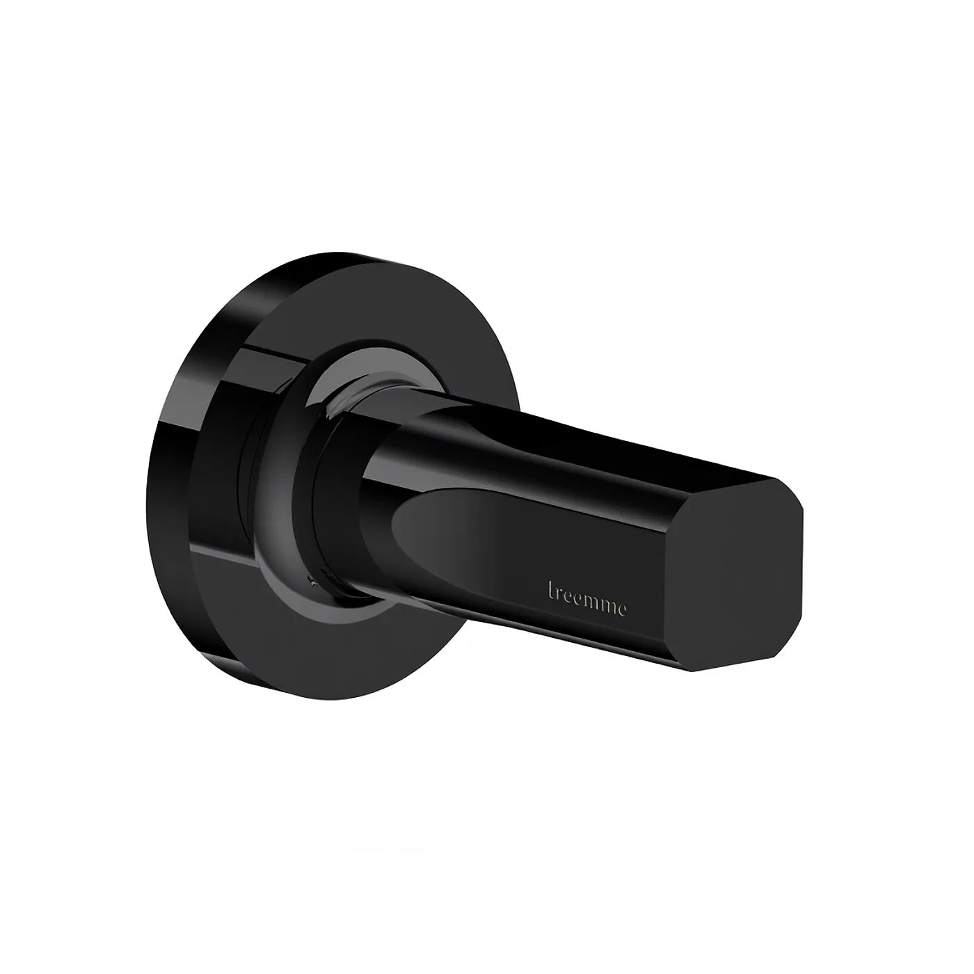 Robinet d'arrêt 1/2" - Treemme Appia - RWIT 3C40 CC AO - Noir opaque (NN)