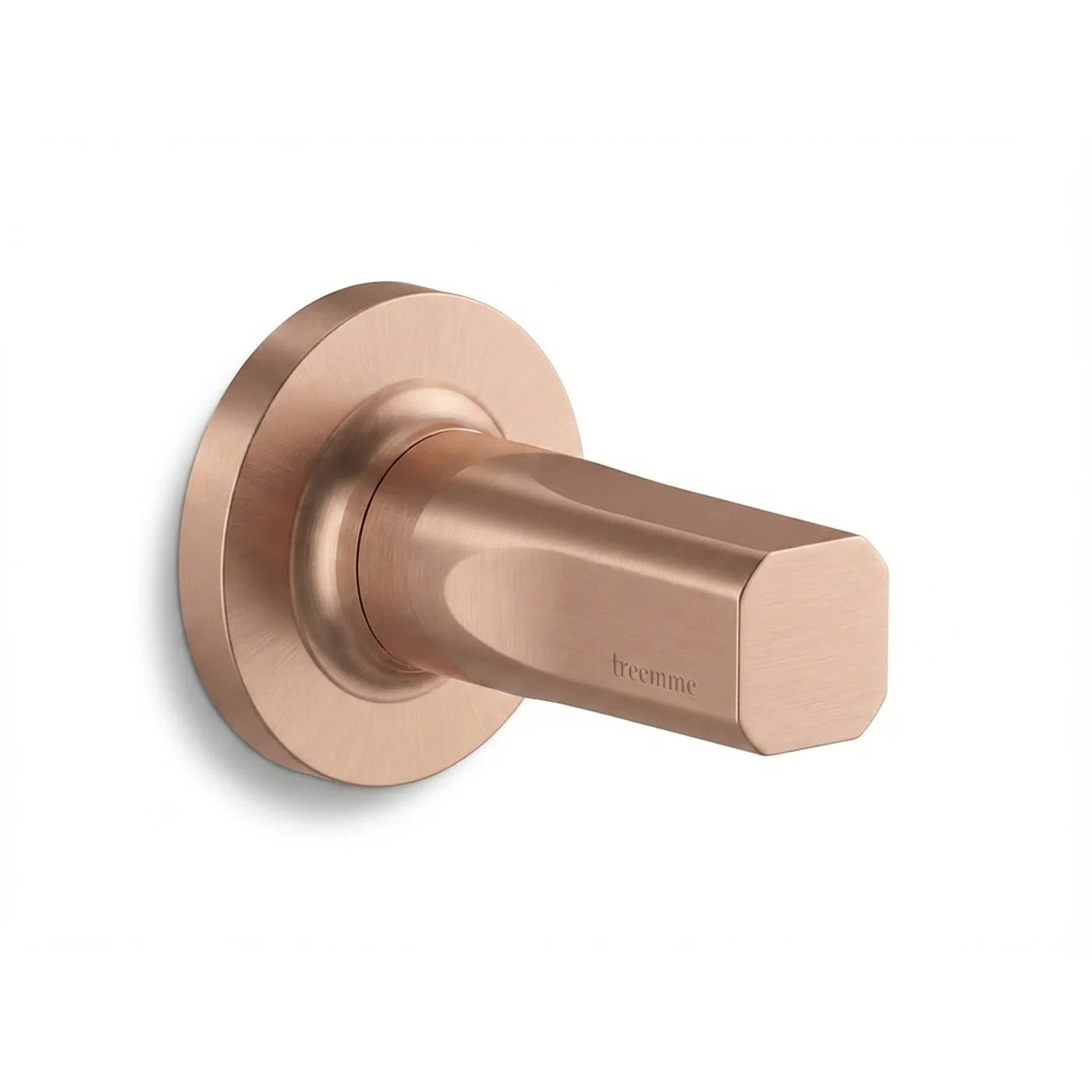 Robinet d'arrêt 1/2" - Treemme Appia - RWIT 3C40 CC AO - Or rose brossé (SZ)