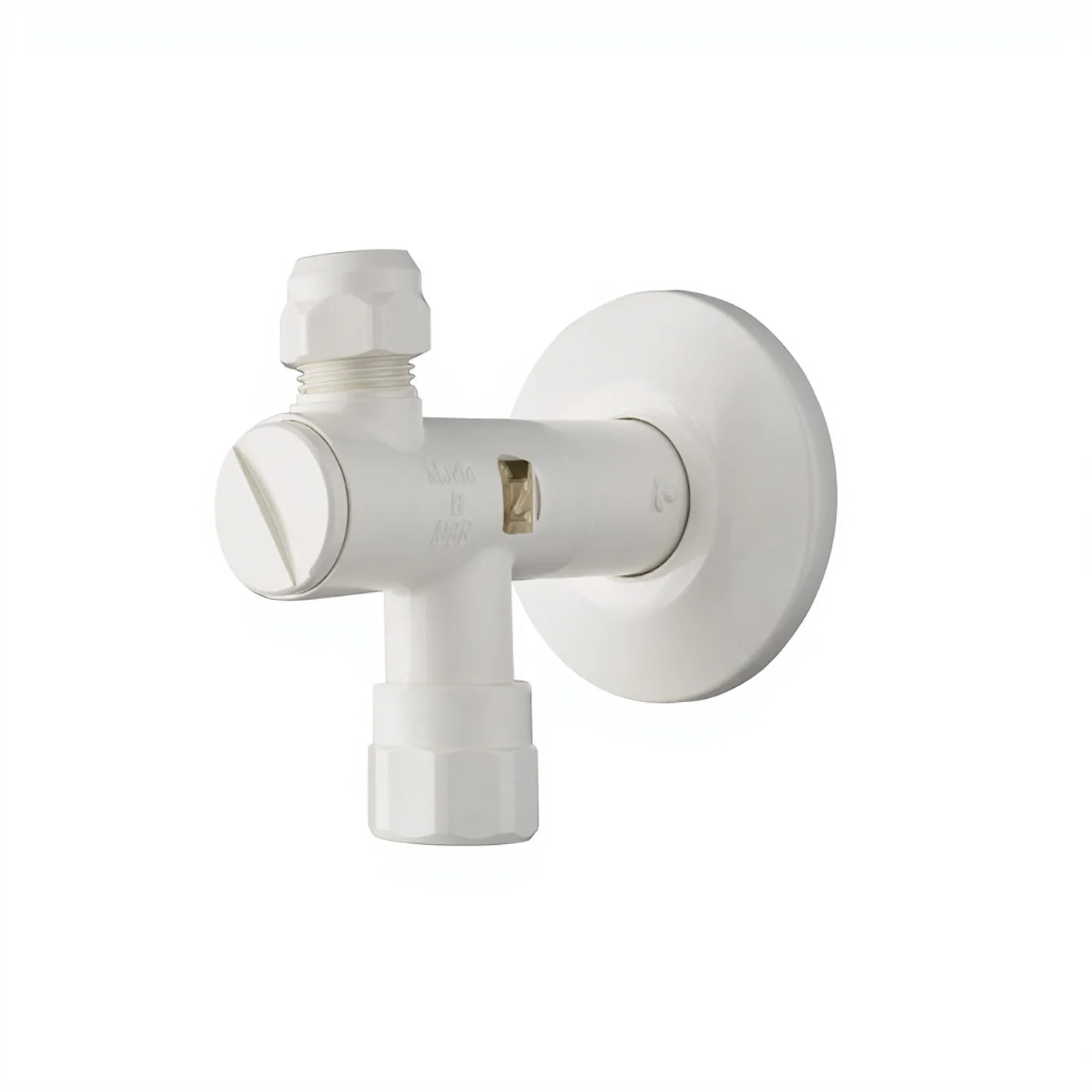 Robinet d'arrêt avec filtre - Treemme Robinet électronique - IT 0480 CC ZZ ZZ - Blanc opaque (BB)