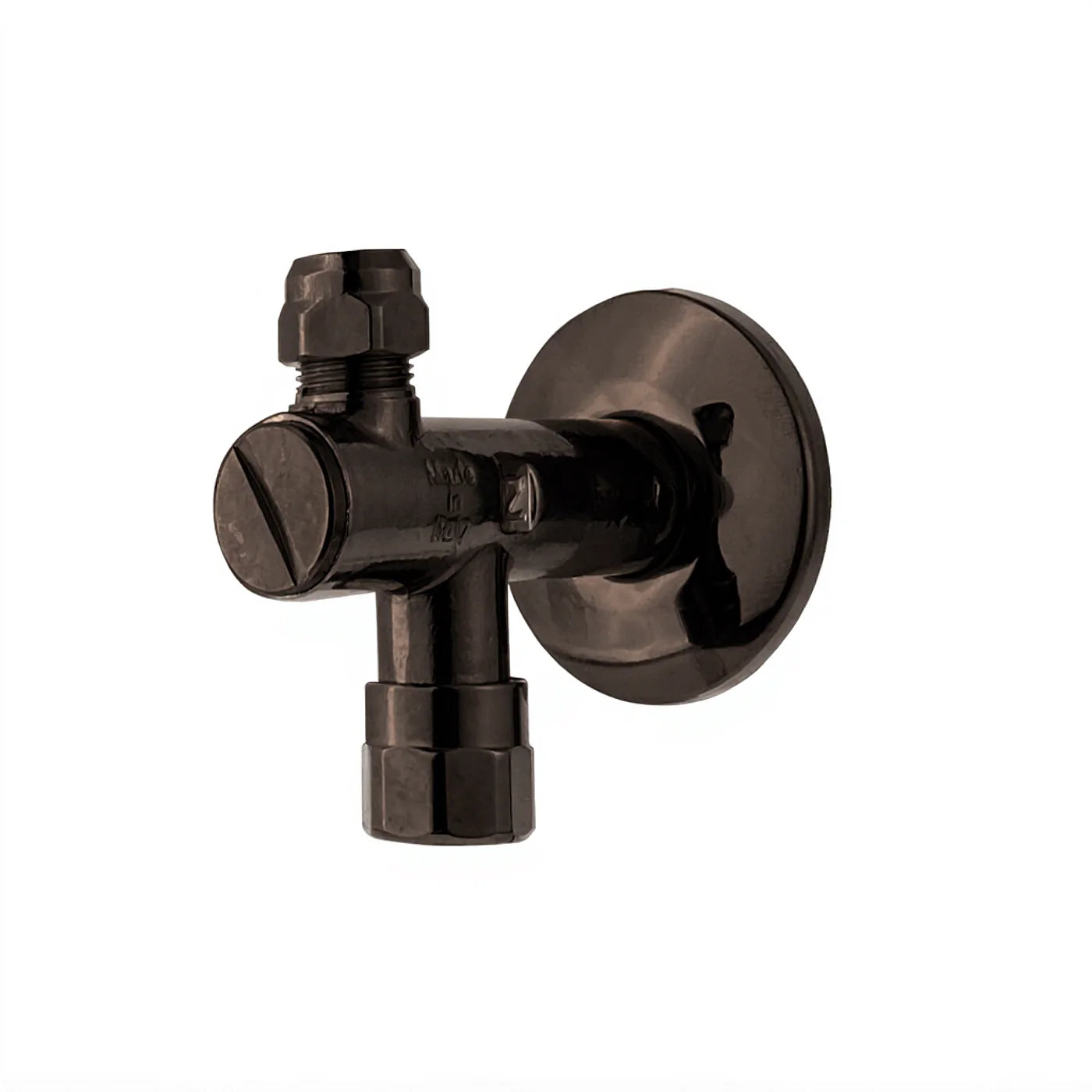 Robinet d'arrêt avec filtre - Treemme Robinet électronique - IT 0480 CC ZZ ZZ - Noir chromé poli (HH)