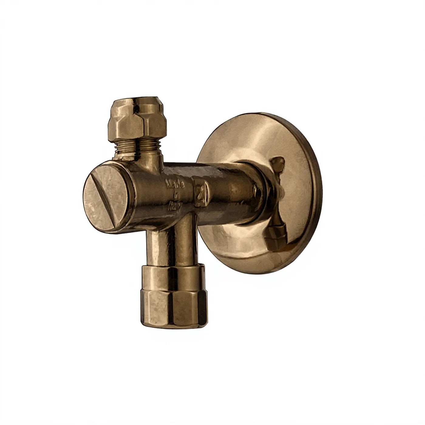 Robinet d'arrêt avec filtre - Treemme Robinet électronique - IT 0480 CC ZZ ZZ - Bronze brossé (US)